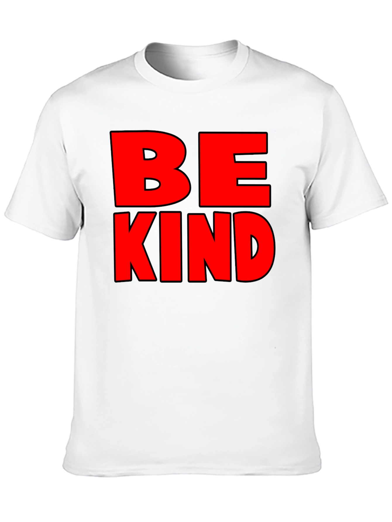 Black Be Kind Graphic Tee - Mens Black T-Shirt view 10