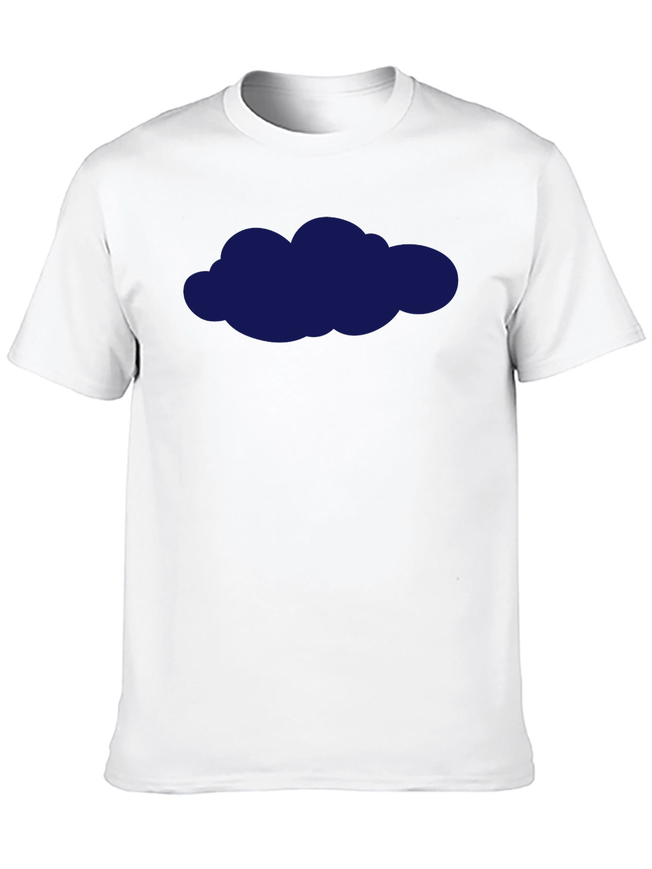 Black Navy Cloud Graphic T-Shirt view 10
