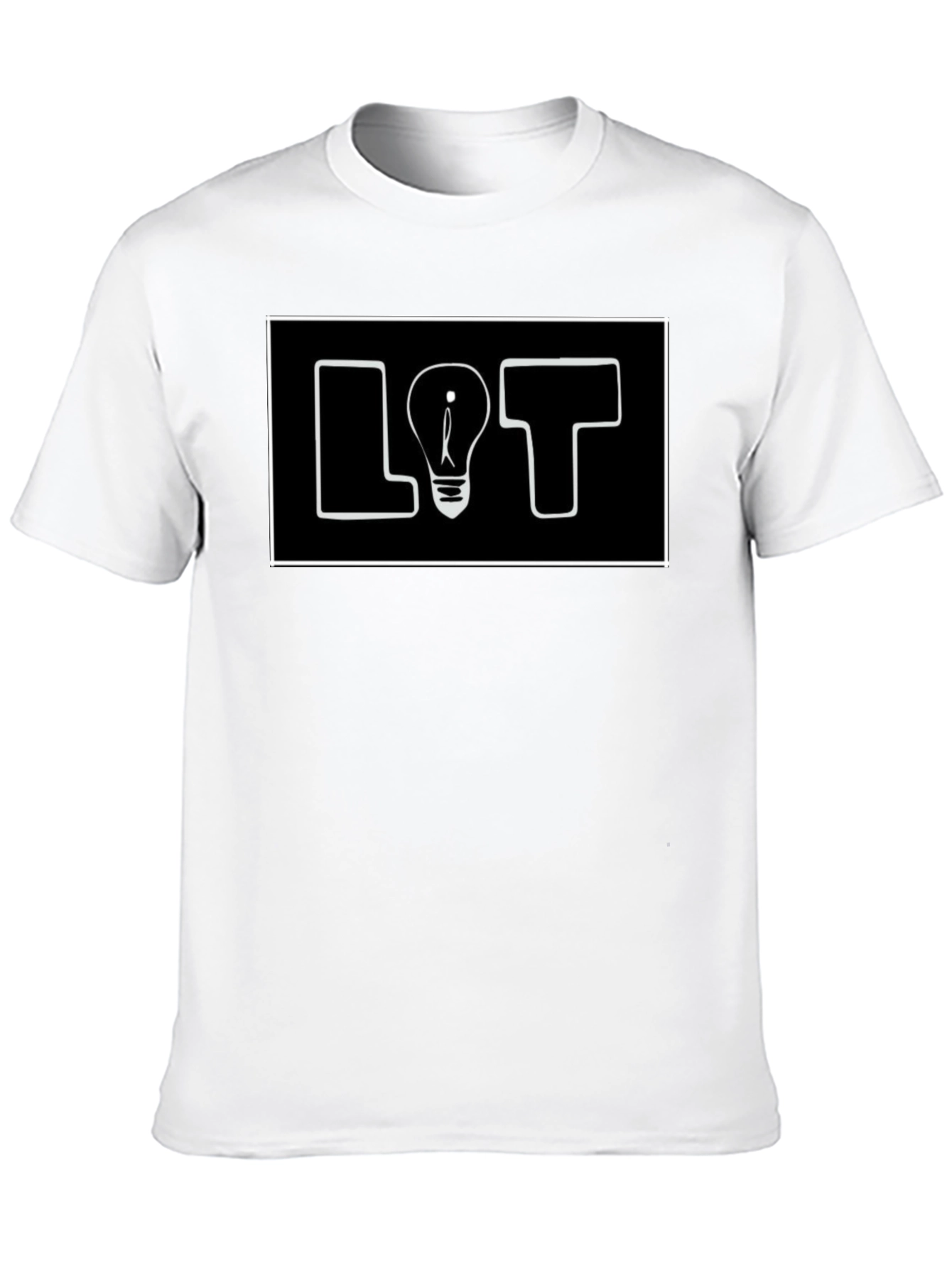 Black LOT Lightbulb Graphic Tee - Black view 10
