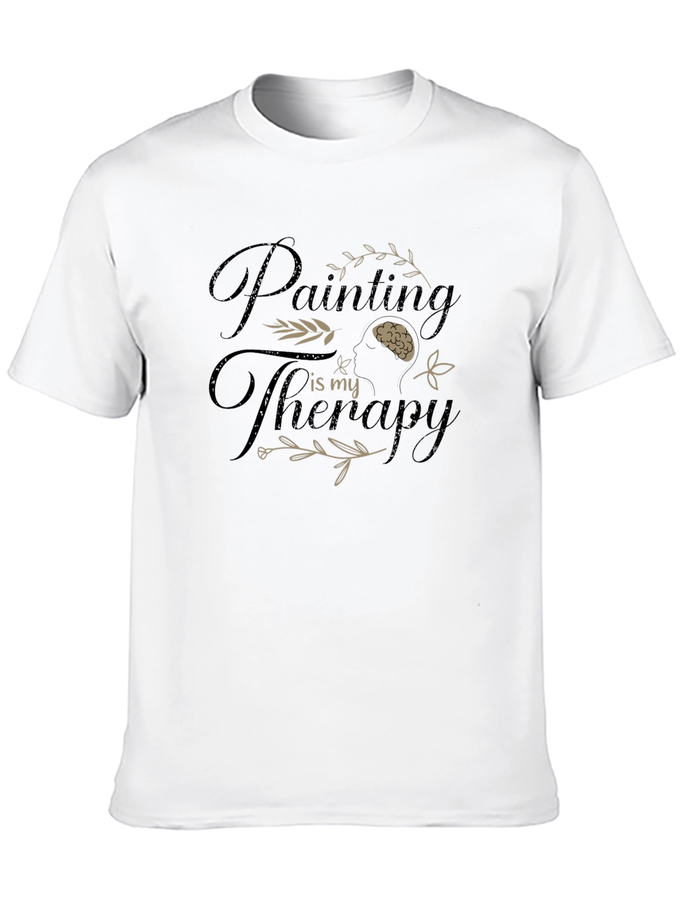 Black Painting is My Therapy Graphic Tee view 10