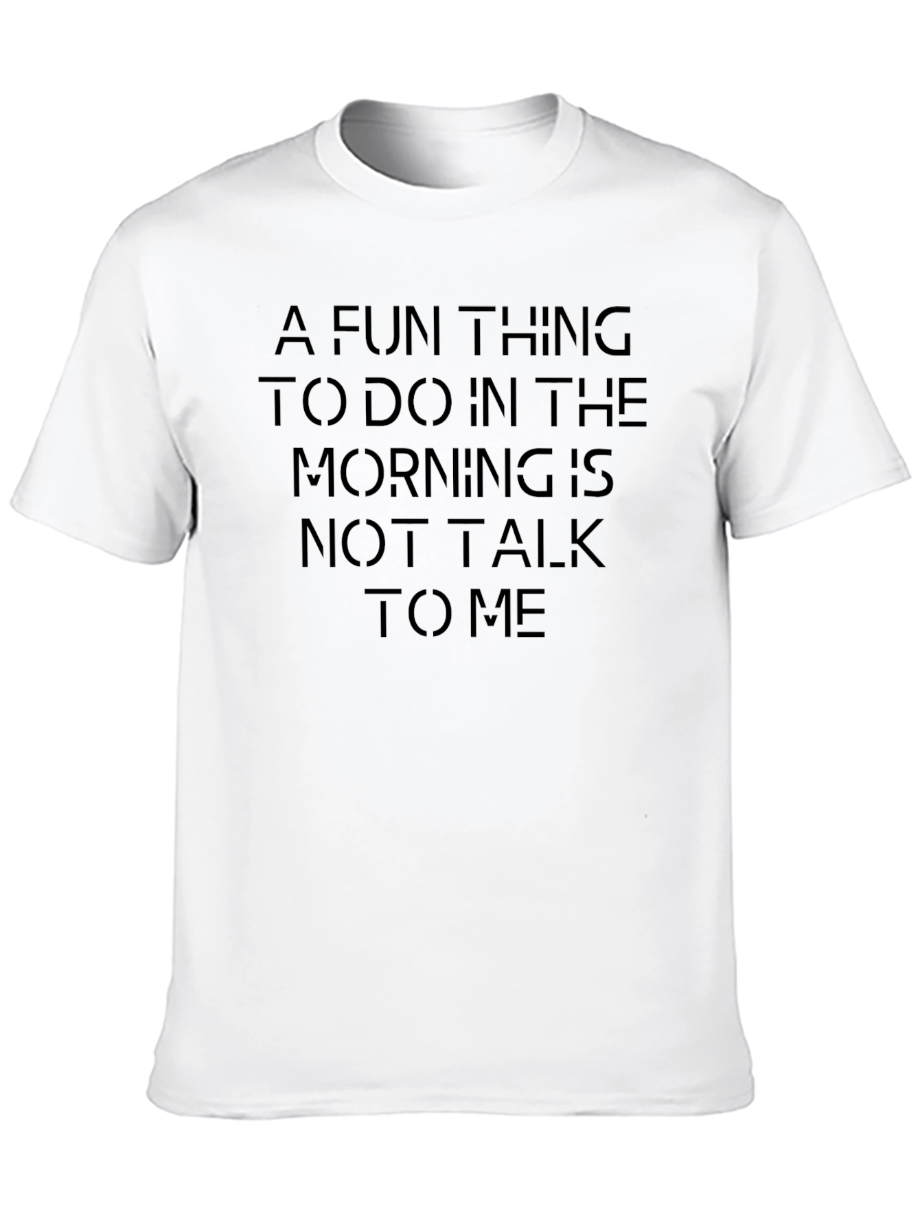Black A Fun Thing To Do In The Morning T-Shirt view 10