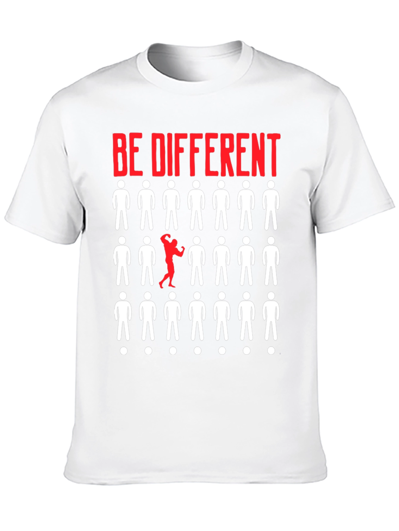 Black Be Different Graphic T-Shirt - Black view 10