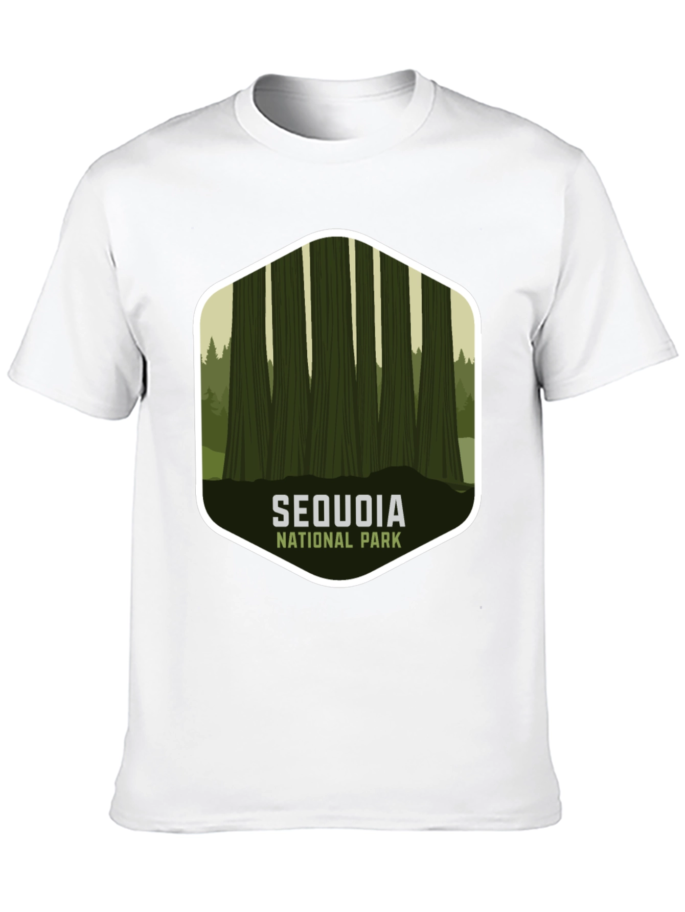 Black Sequoia National Park Graphic Tee - Black view 10