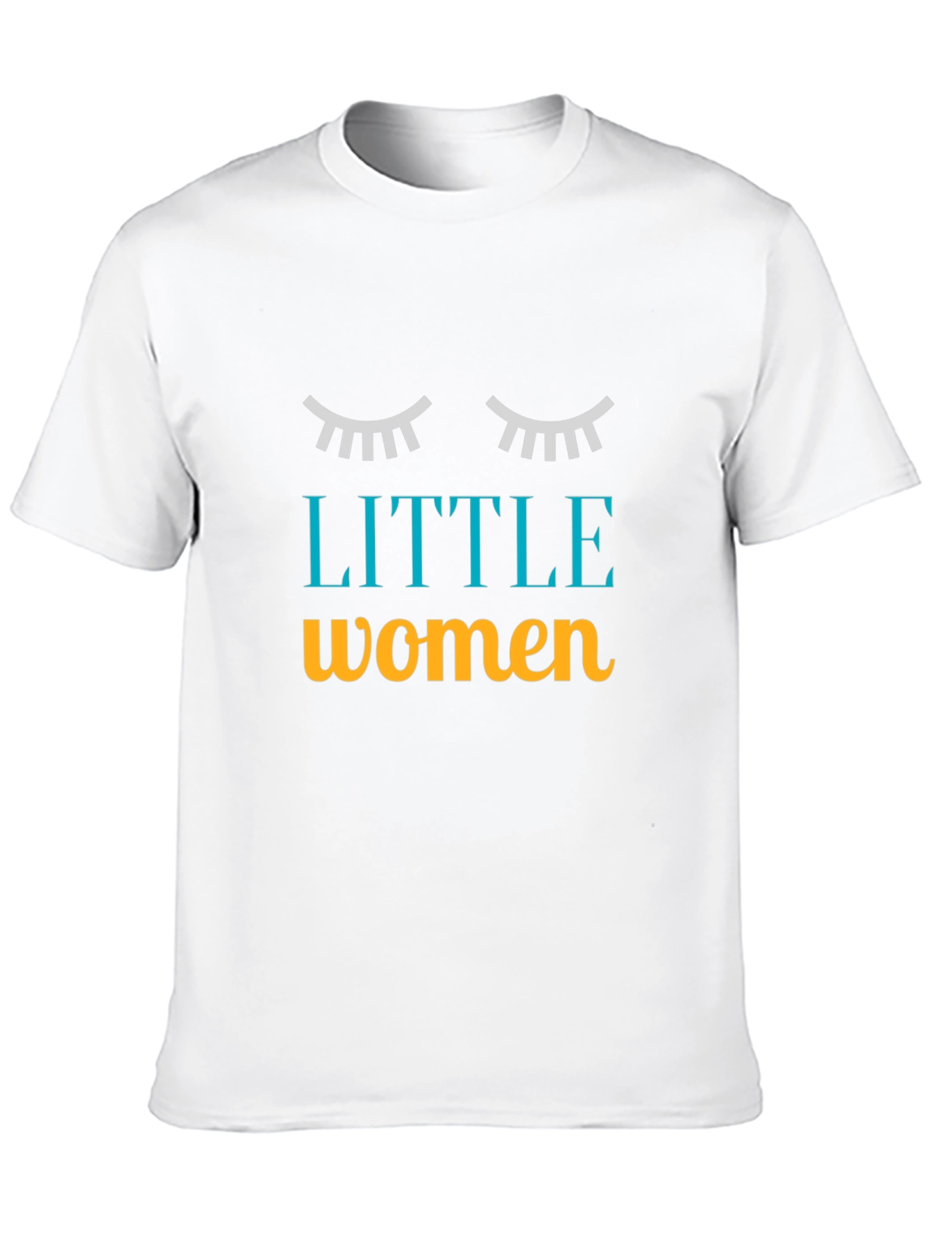 Black Little Women Graphic Tee - Unisex Novelty T-Shirt view 10