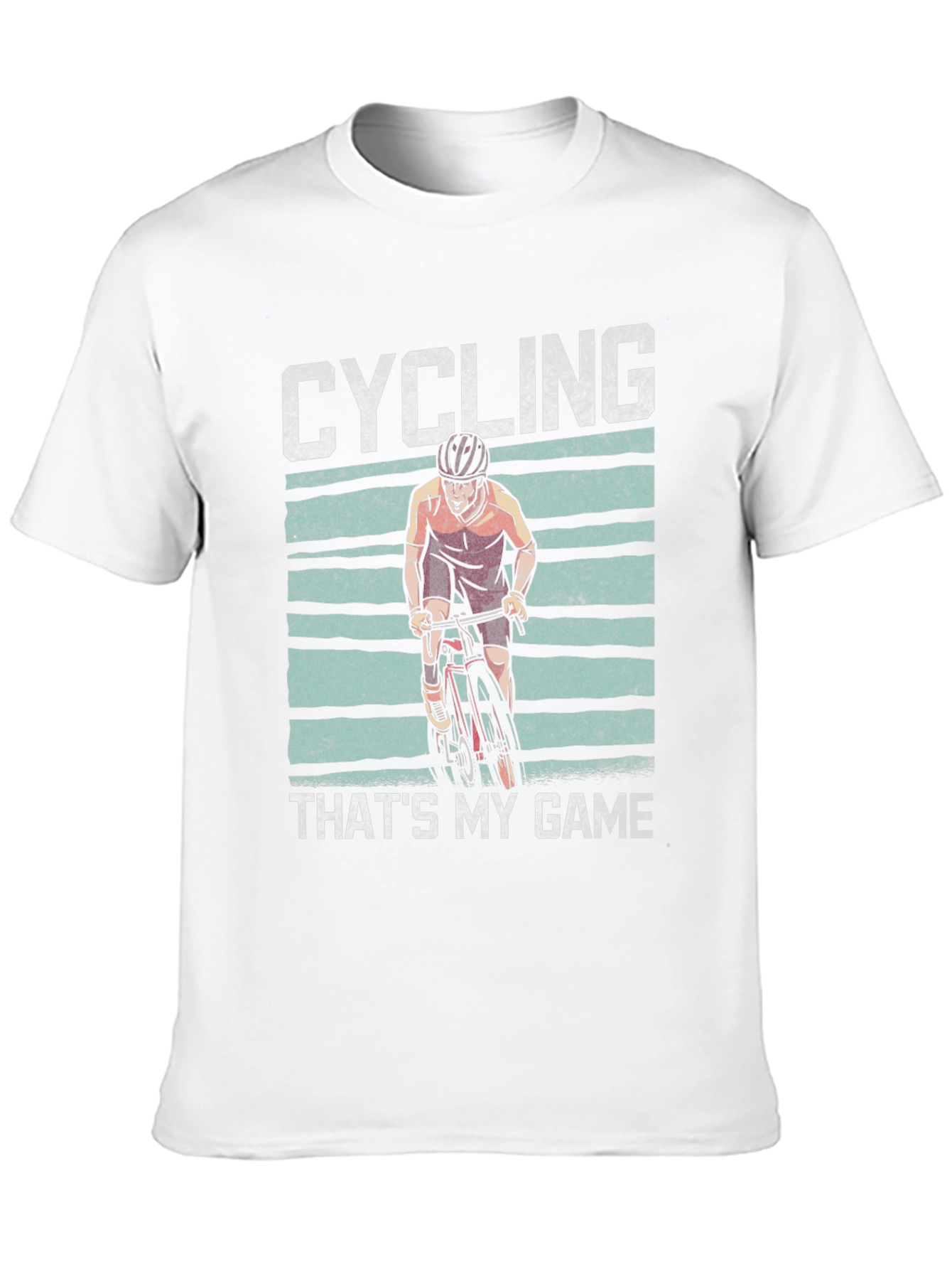 Black Cycling That's My Game T-Shirt -  Black view 10