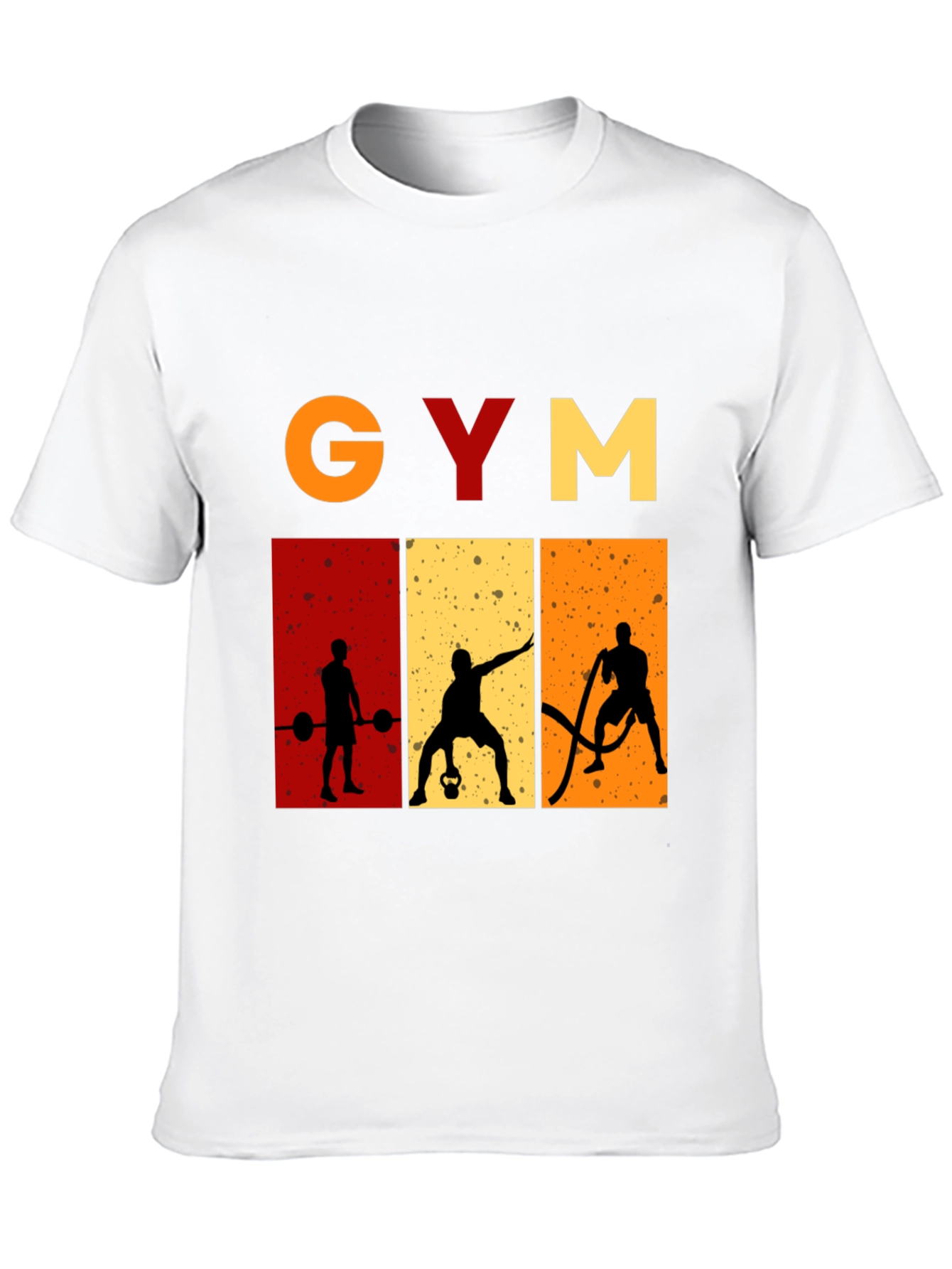 Black Gym Motivation Graphic Tee - Fitness Workout Shirt view 10