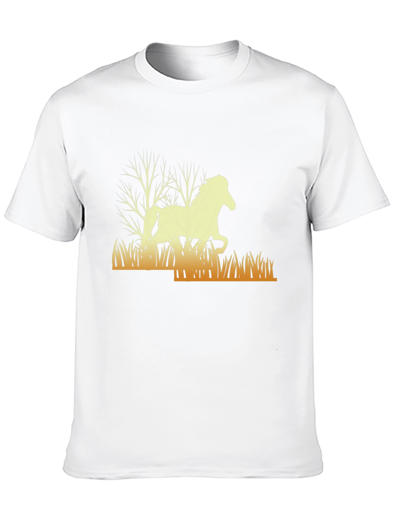 Black Horse Graphic Tee - Stylish Animal Print Shirt view 10