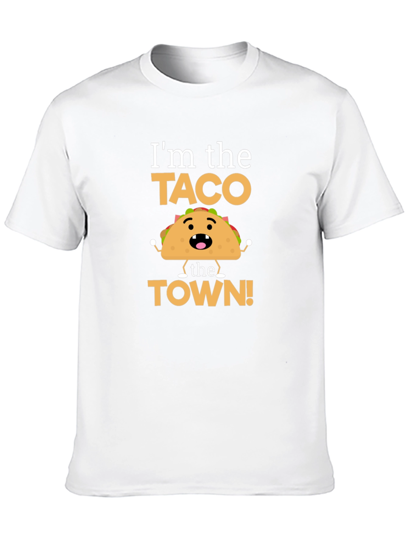 Black I'm the Taco the Town Funny T-Shirt view 10