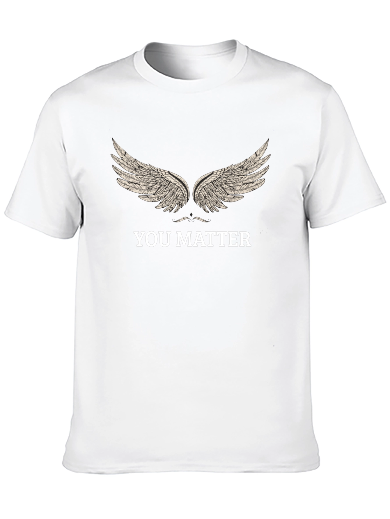 Black You Matter Wings Graphic T-Shirt view 10