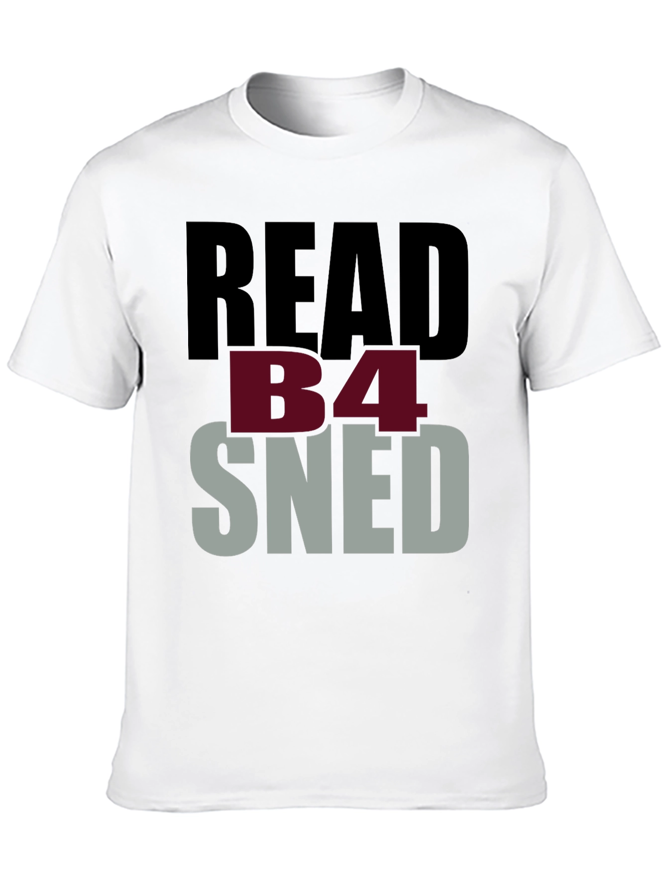 Black Read B4 Sned Black Graphic Tee Shirt view 10