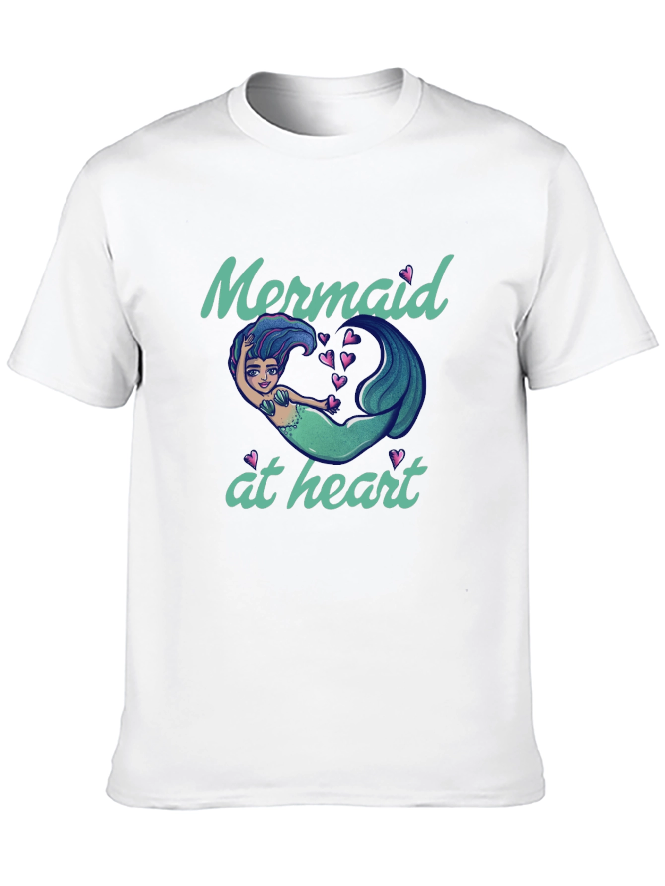 Black Mermaid At Heart Graphic Tee view 10