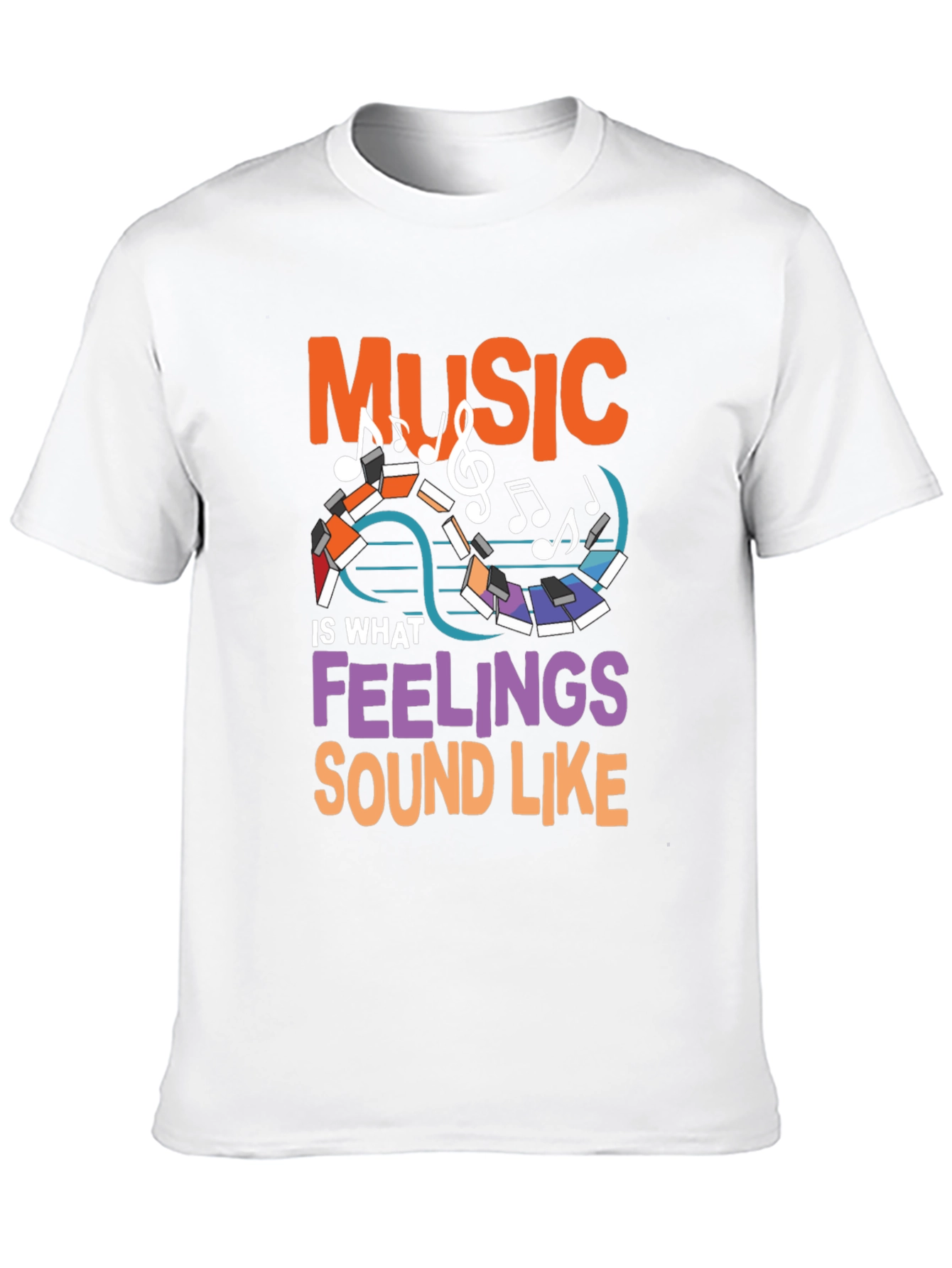 Black Music is What Feelings Sound Like T-Shirt view 10