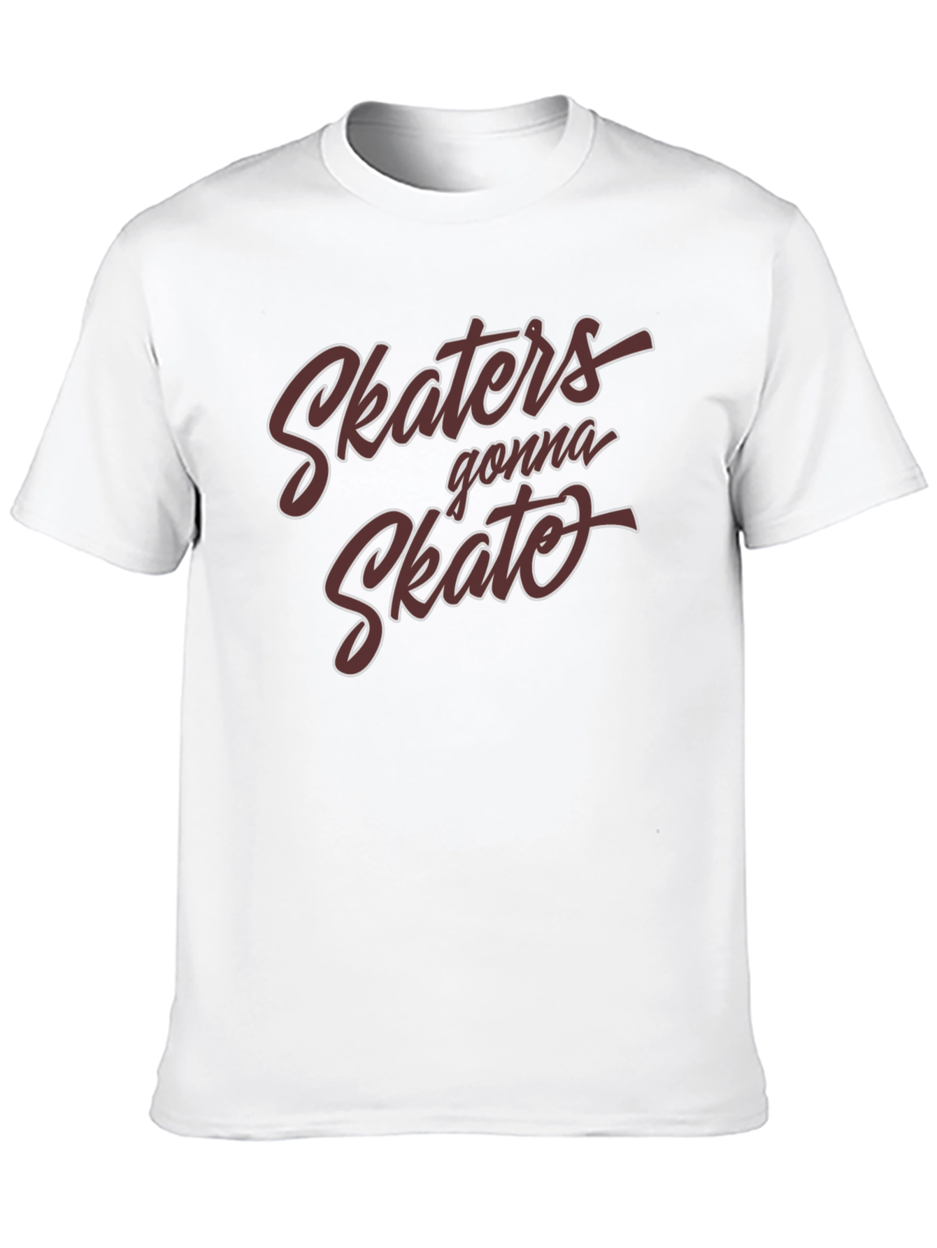 Black Skaters Gonna Skate Black Graphic Tee Shirt view 10