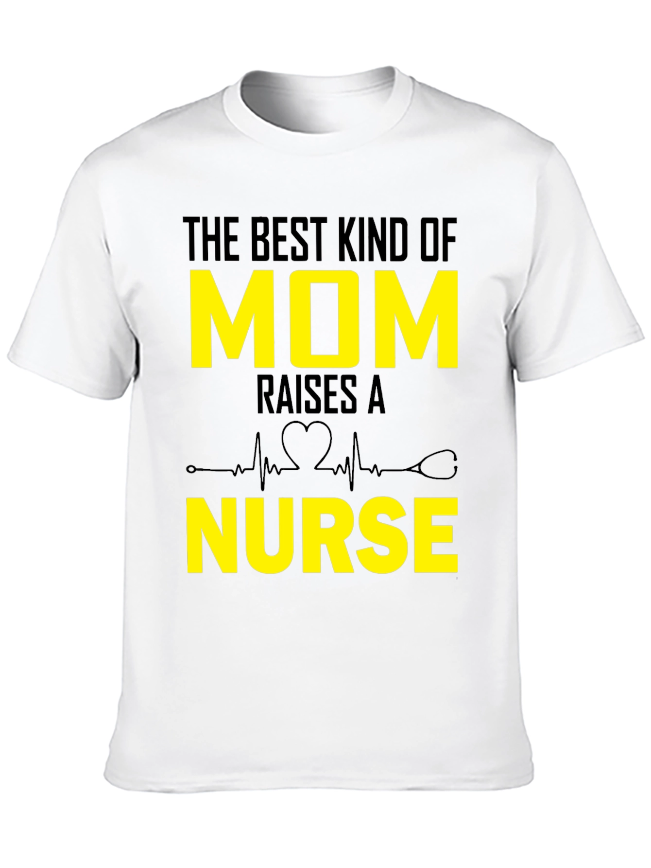 Black Best Mom Nurse T-Shirt view 10