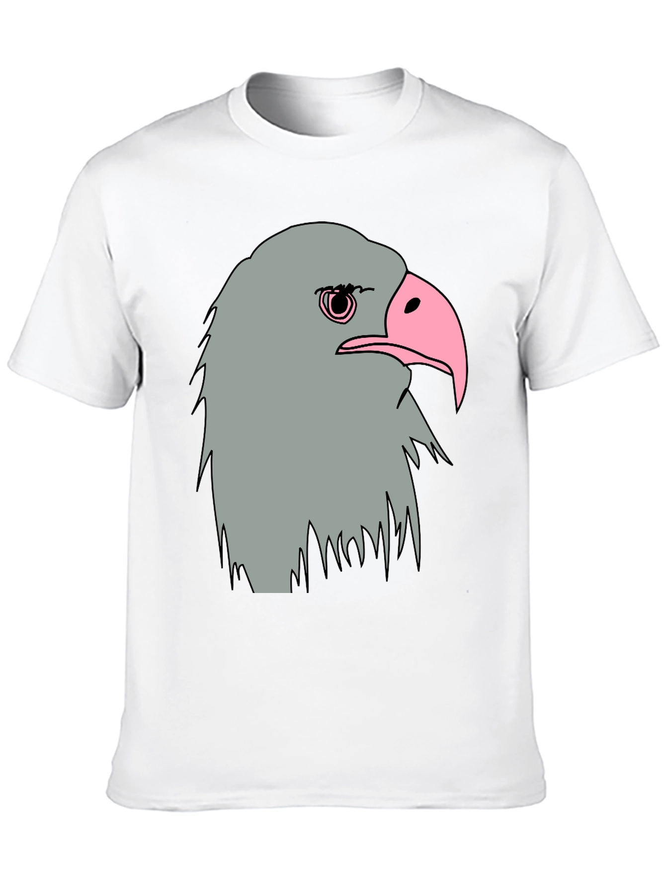 Black Eagle Graphic Tee - Men's Black Cotton T-Shirt view 10