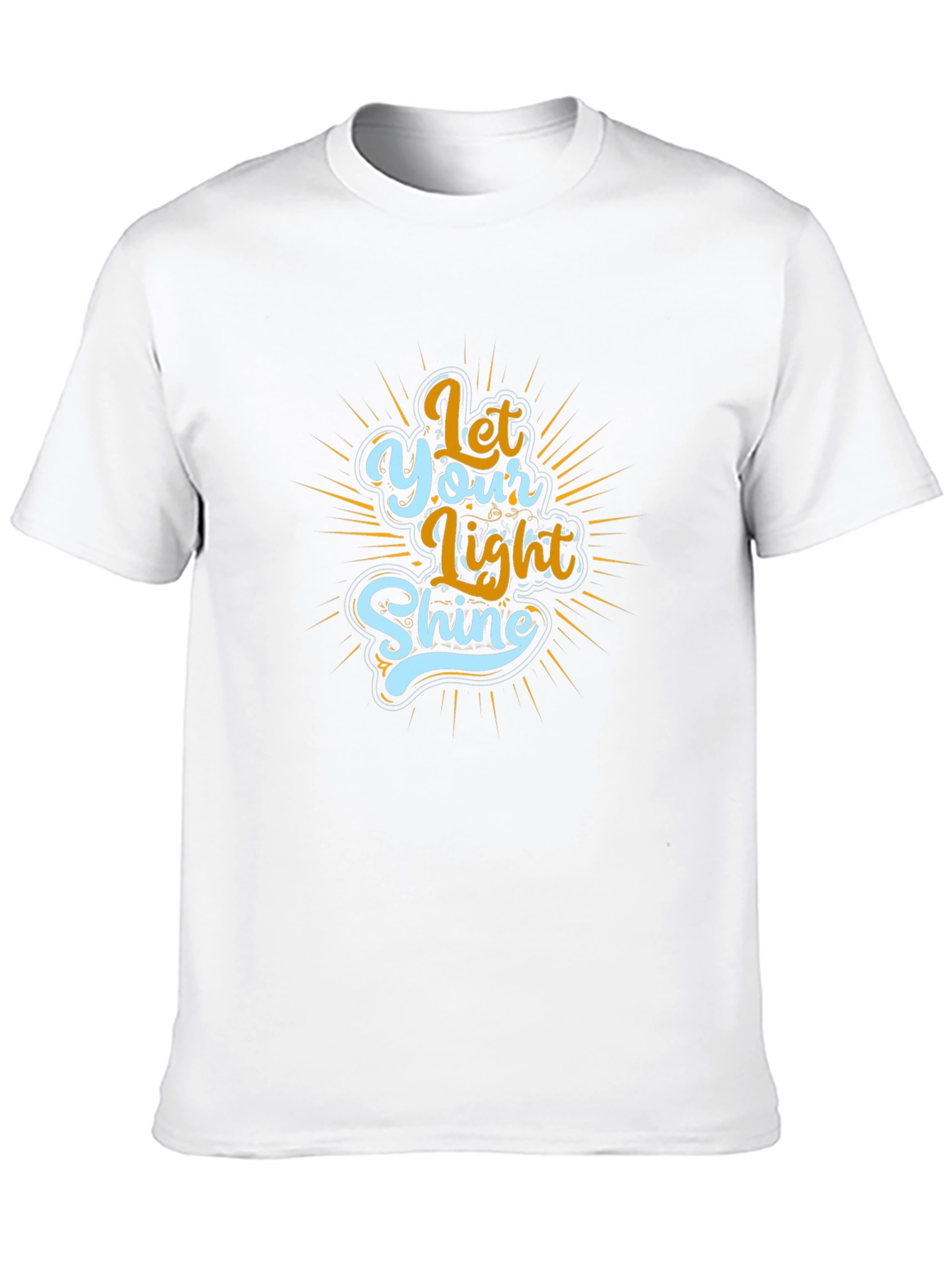 Black Let Your Light Shine Black T-Shirt view 10