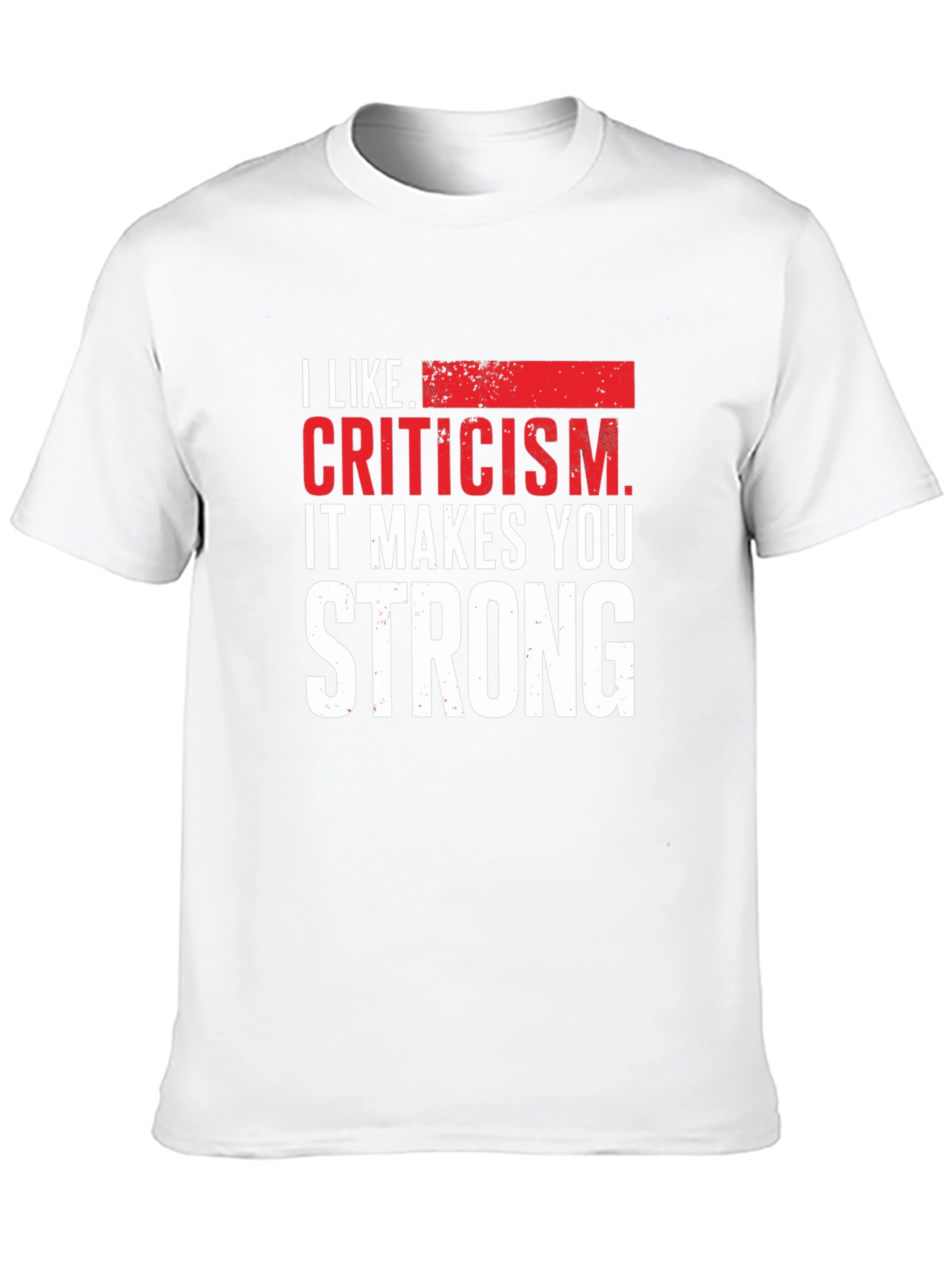 Black Criticism Makes You Strong Graphic Tee view 10