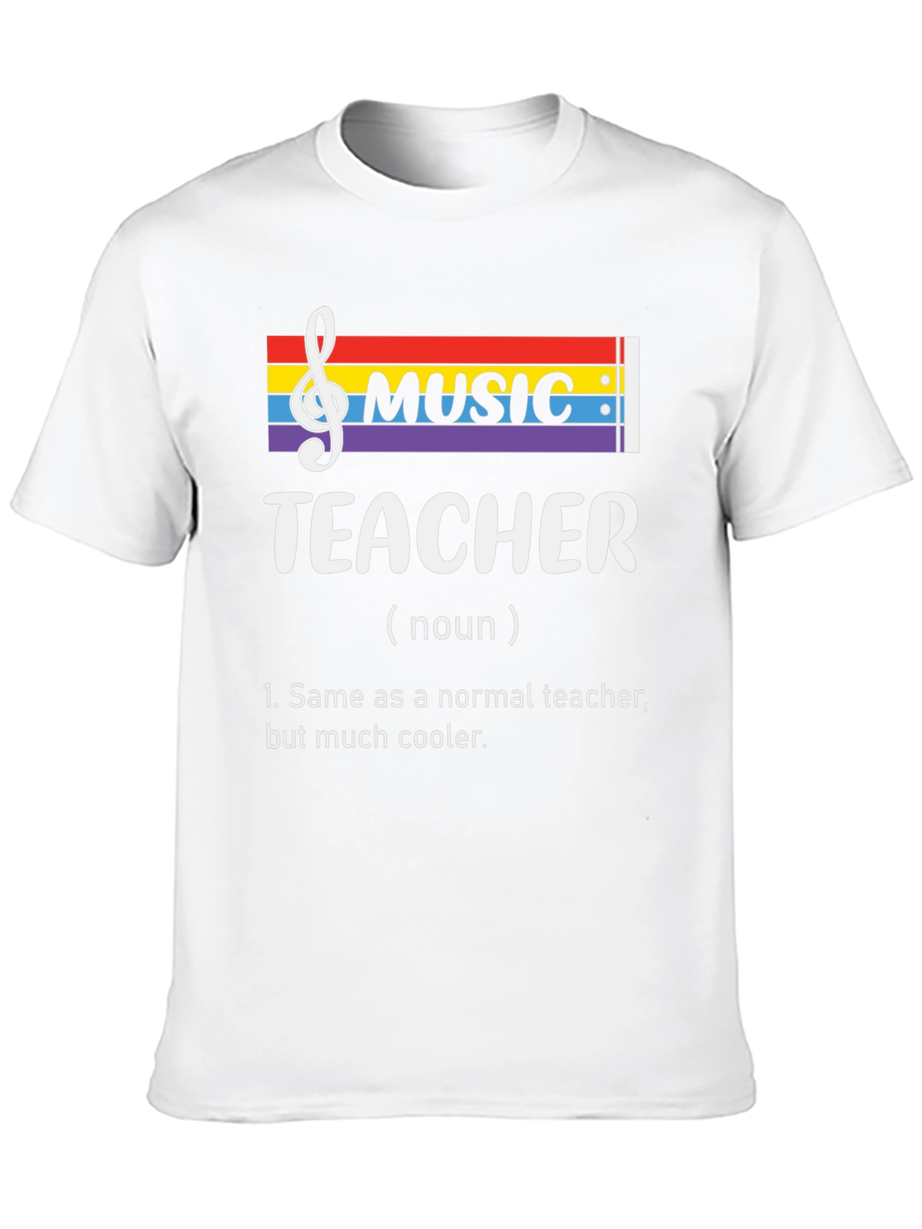 Black Music Teacher Definition T-Shirt - Cool Teacher Appreciation Tee view 10