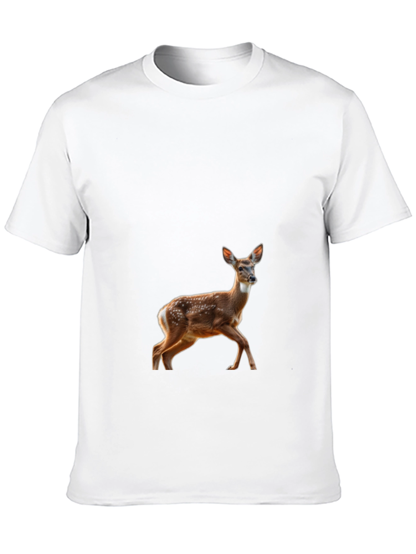 Black Deer Graphic Black T-Shirt view 10
