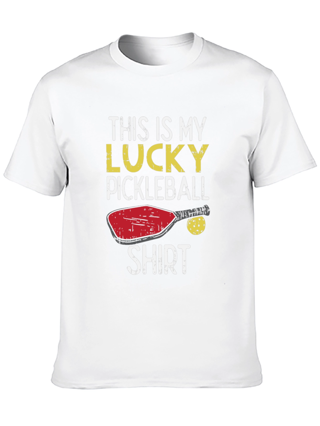 Lucky Pickleball Shirt - Black Graphic Tee - 10