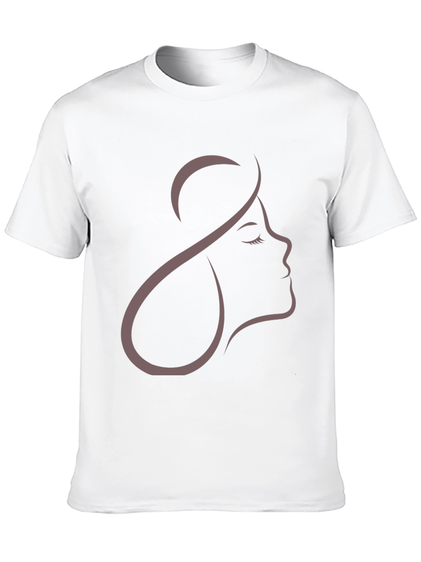 Elegant Woman Silhouette Graphic T-Shirt - 10