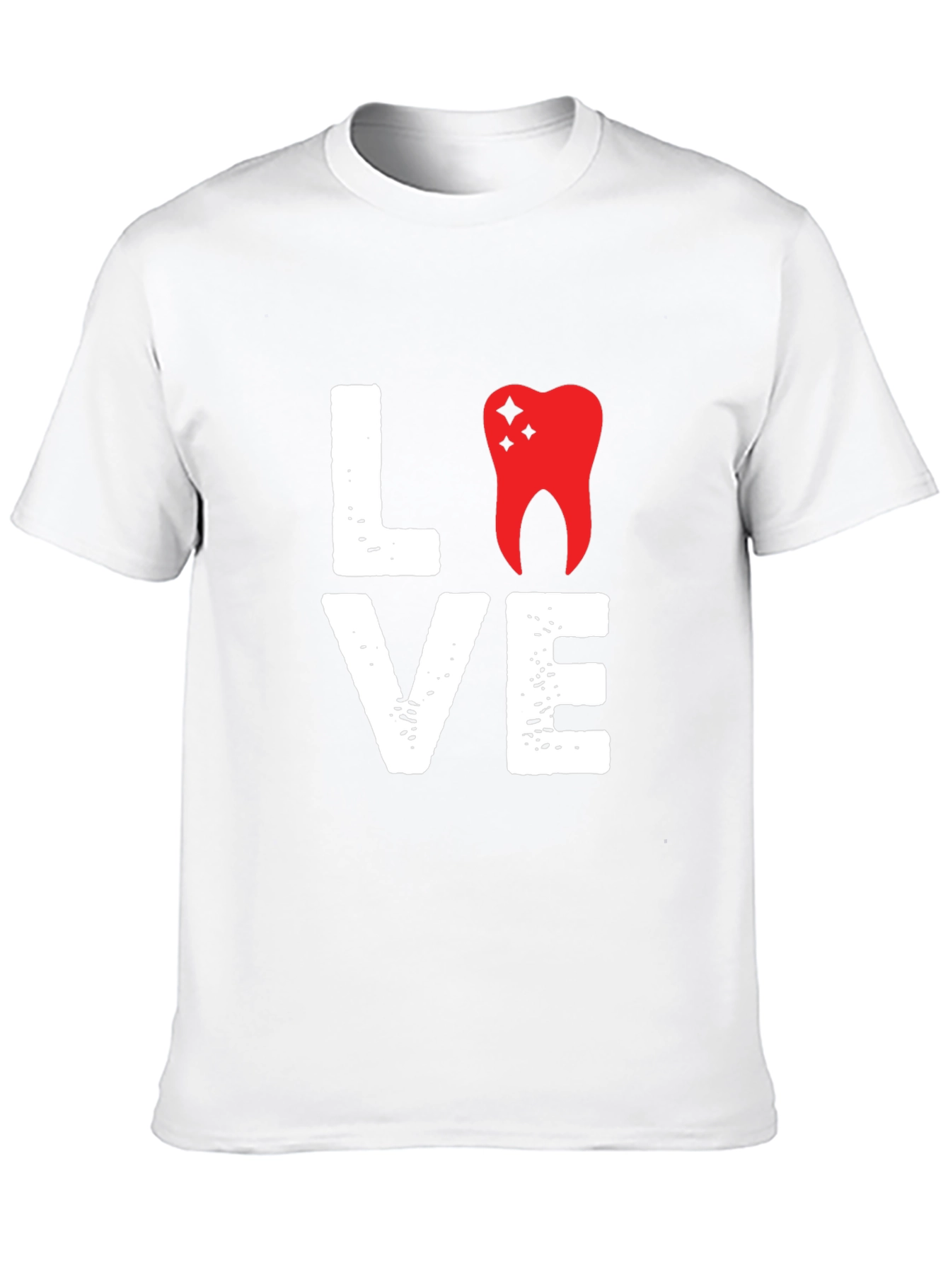 Black Love Tooth T-Shirt - Dentist Gift view 10