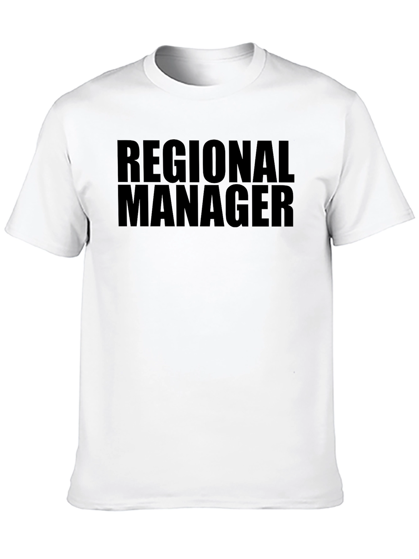 Black Regional Manager T-Shirt - Black Office Humor view 10