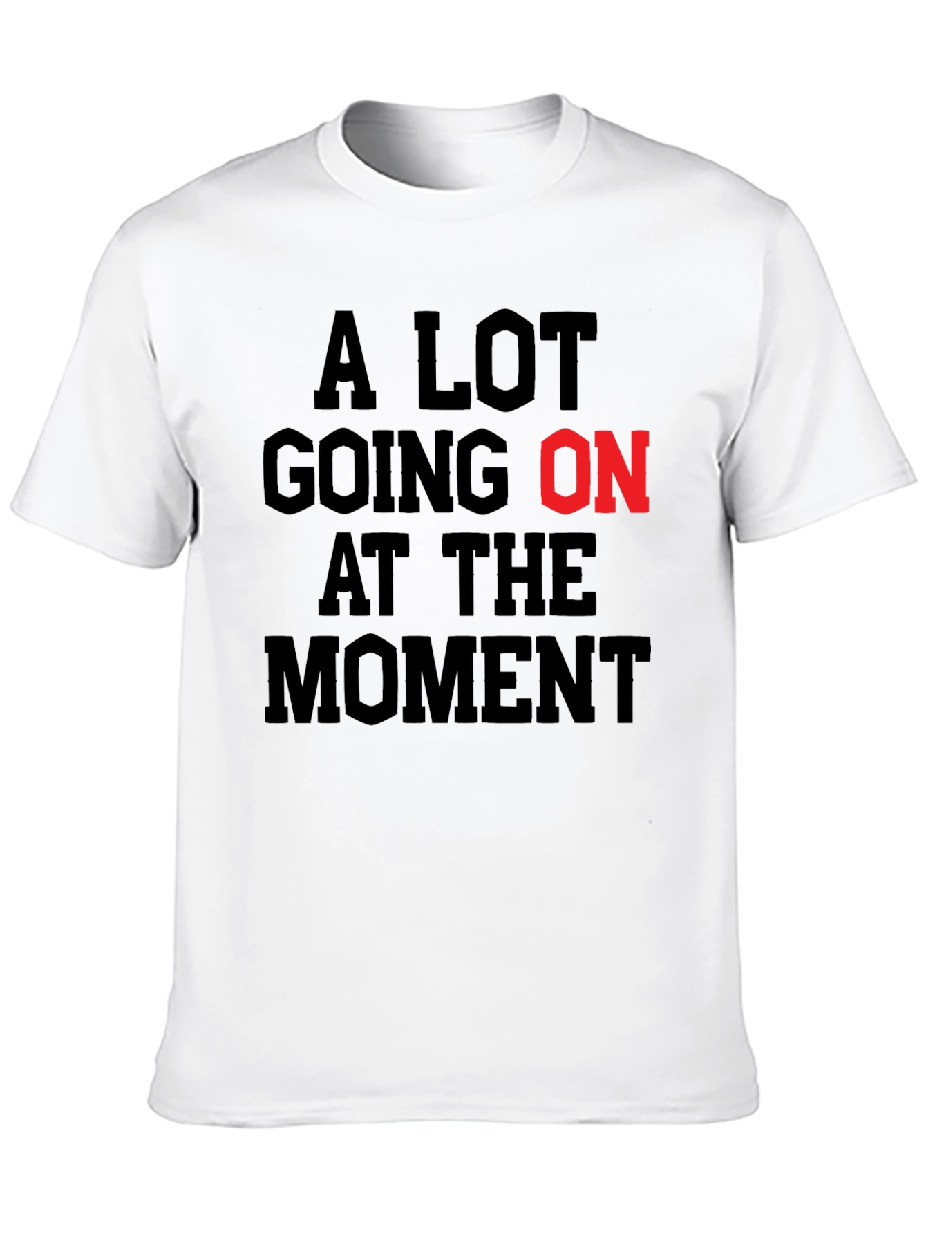 Black A Lot Going On Black Graphic T-Shirt view 10