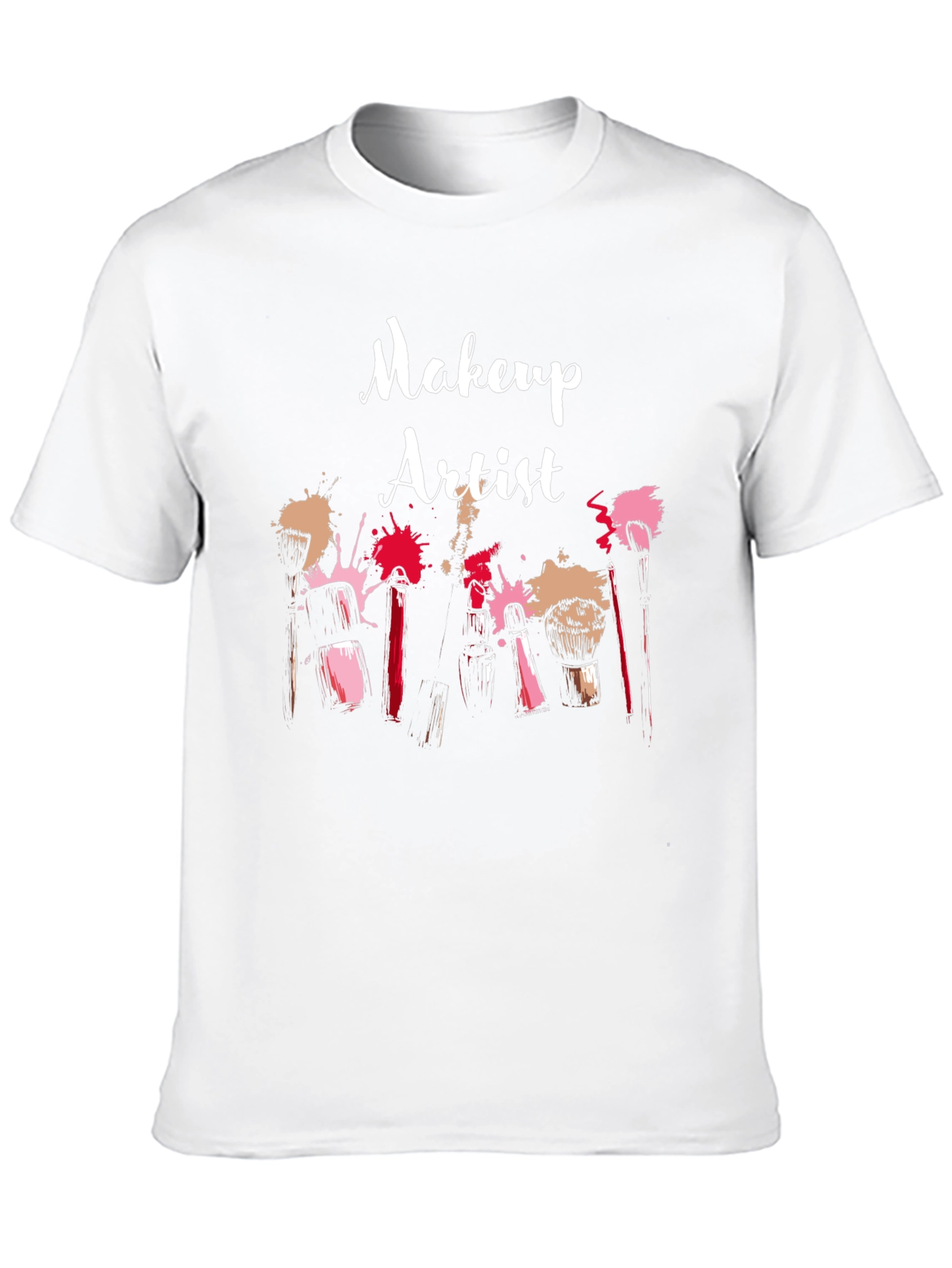 Black Makeup Artist Graphic T-Shirt - Stylish & Unique view 10