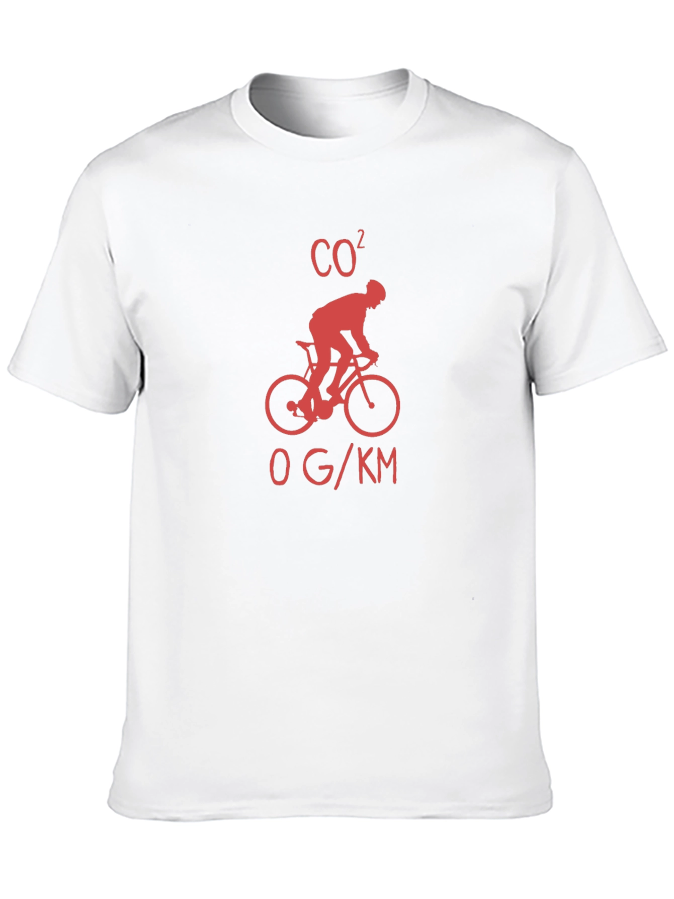 Black Eco-Friendly Cyclist T-Shirt - Zero Emissions view 10