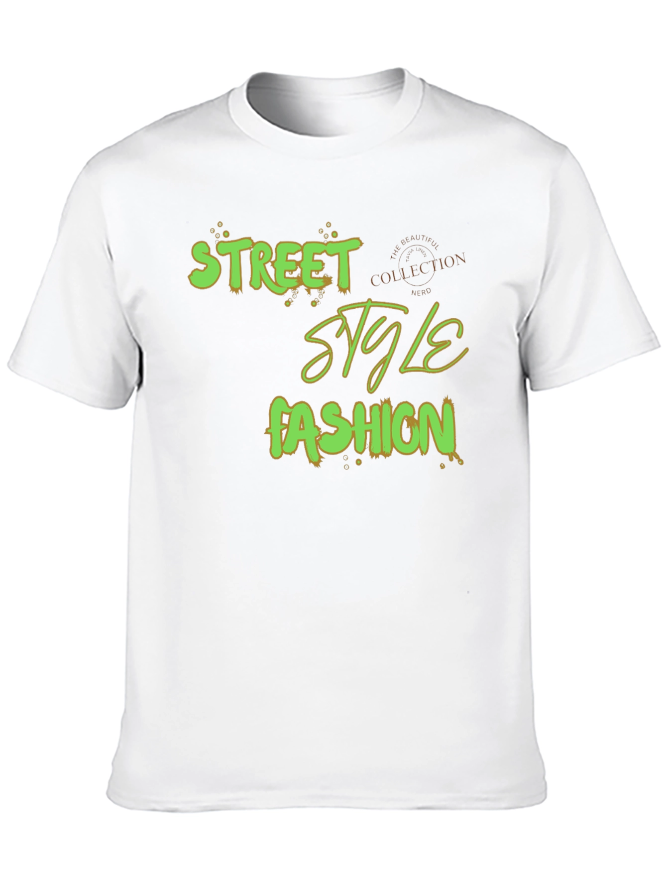 Black Street Style Fashion Graphic Tee - Trendy Black T-Shirt view 10