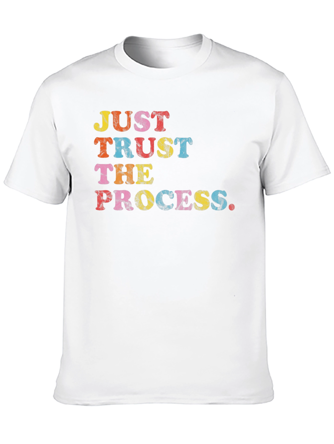 Black Just Trust The Process Graphic T-Shirt view 10