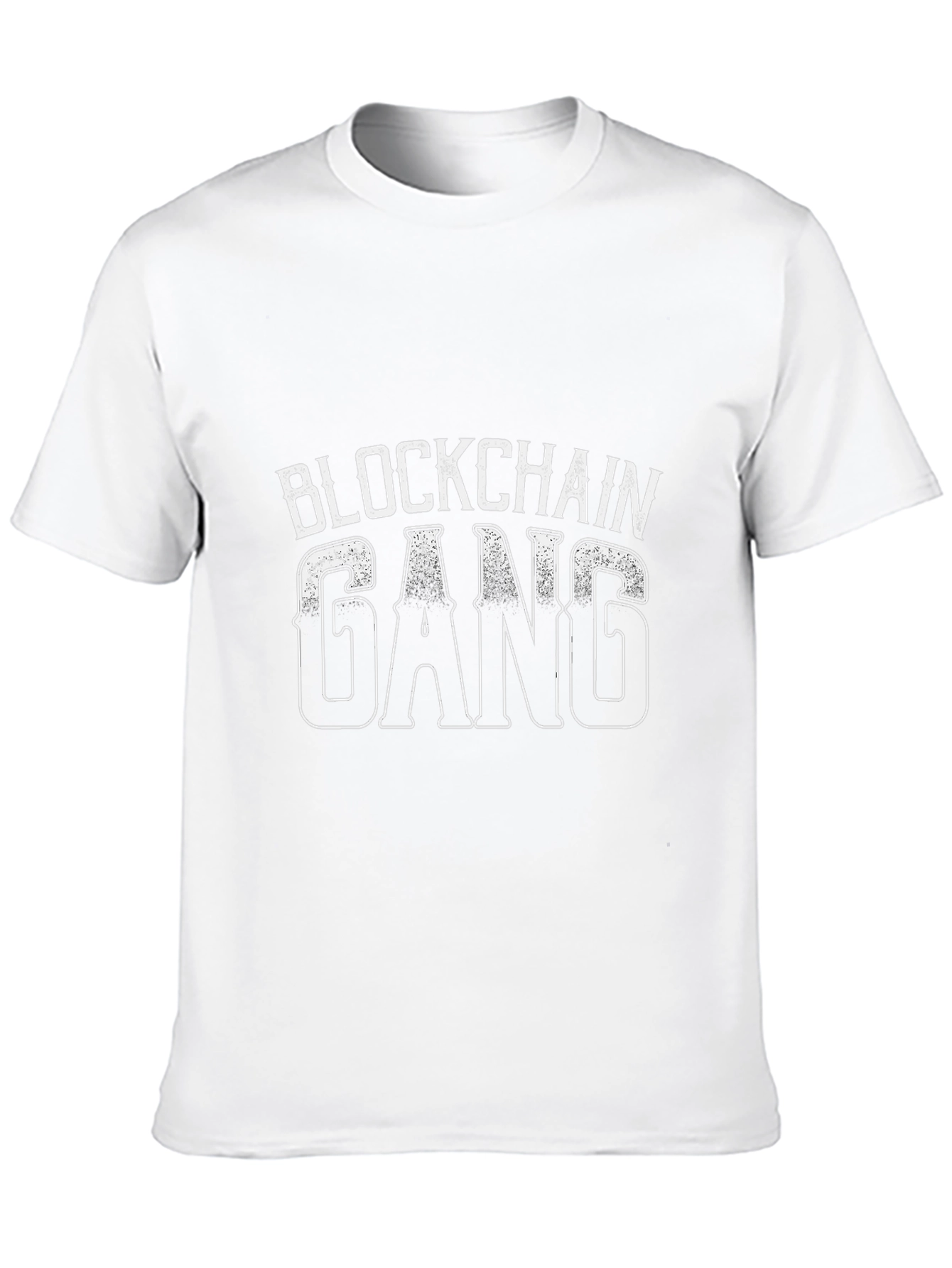 Black Blockchain Gang T-Shirt - Crypto Enthusiast Apparel view 10