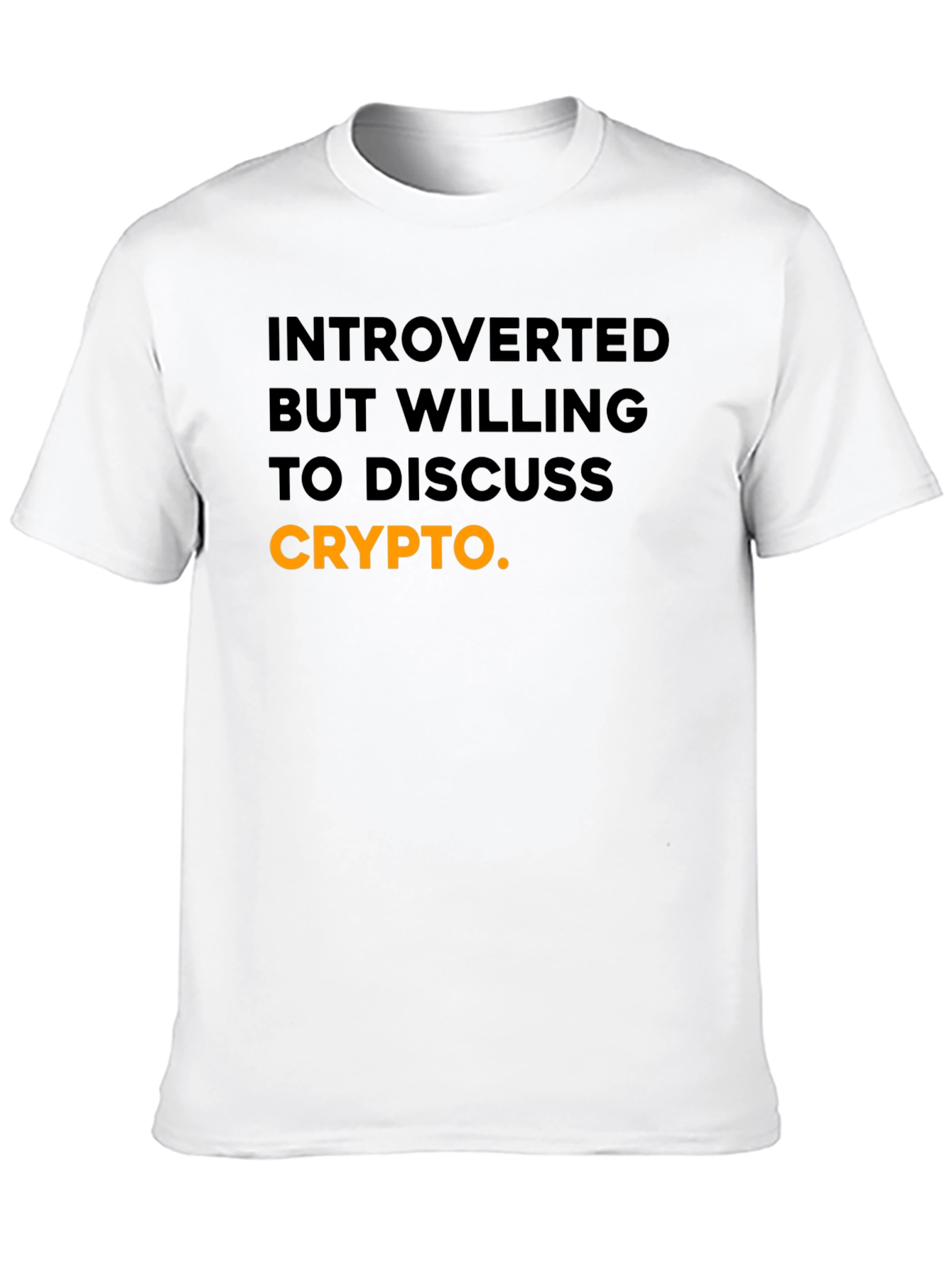 Black Introverted Crypto T-Shirt view 10