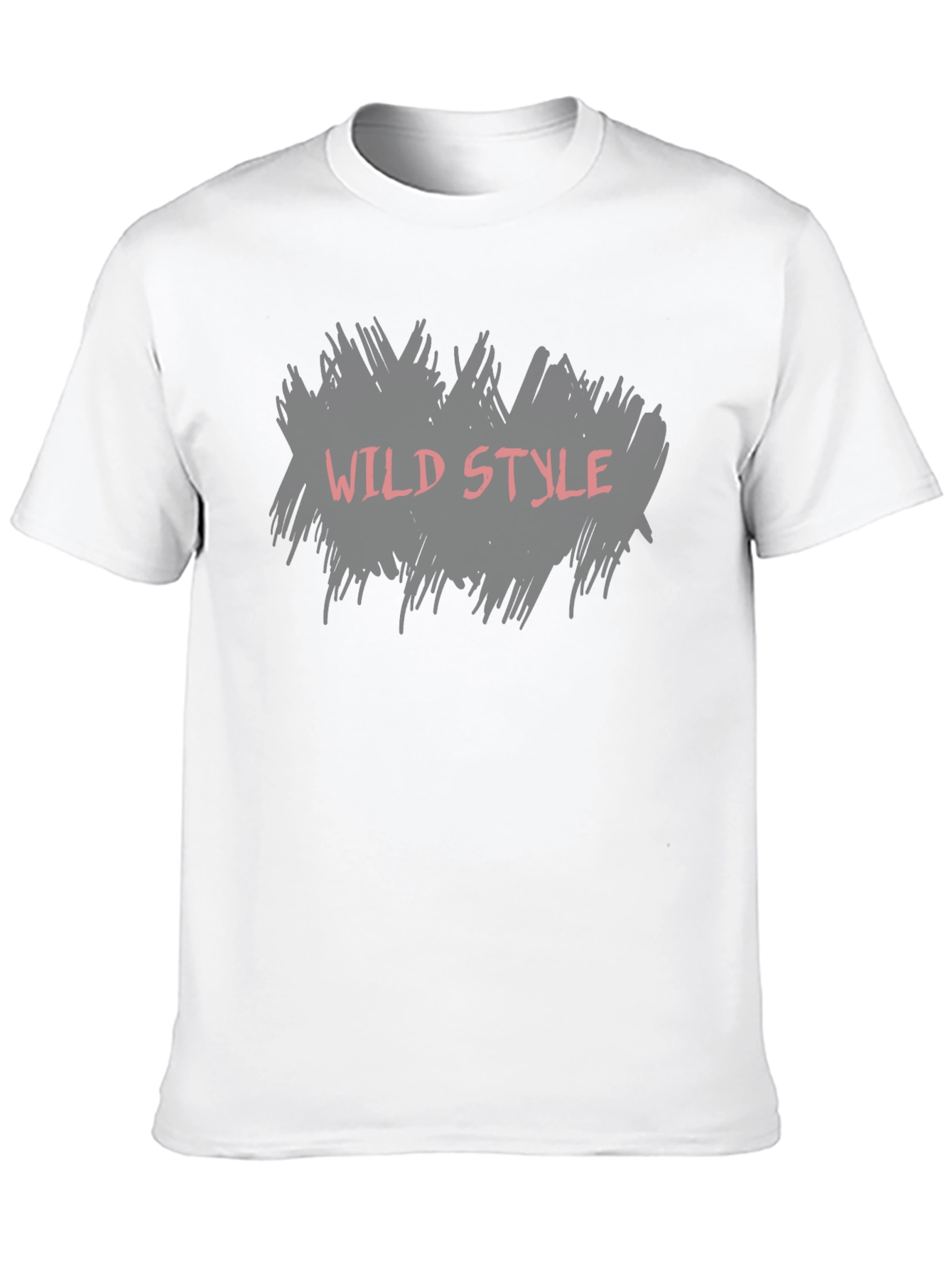 Black Wild Style Graphic Tee - Black Cotton T-Shirt view 10