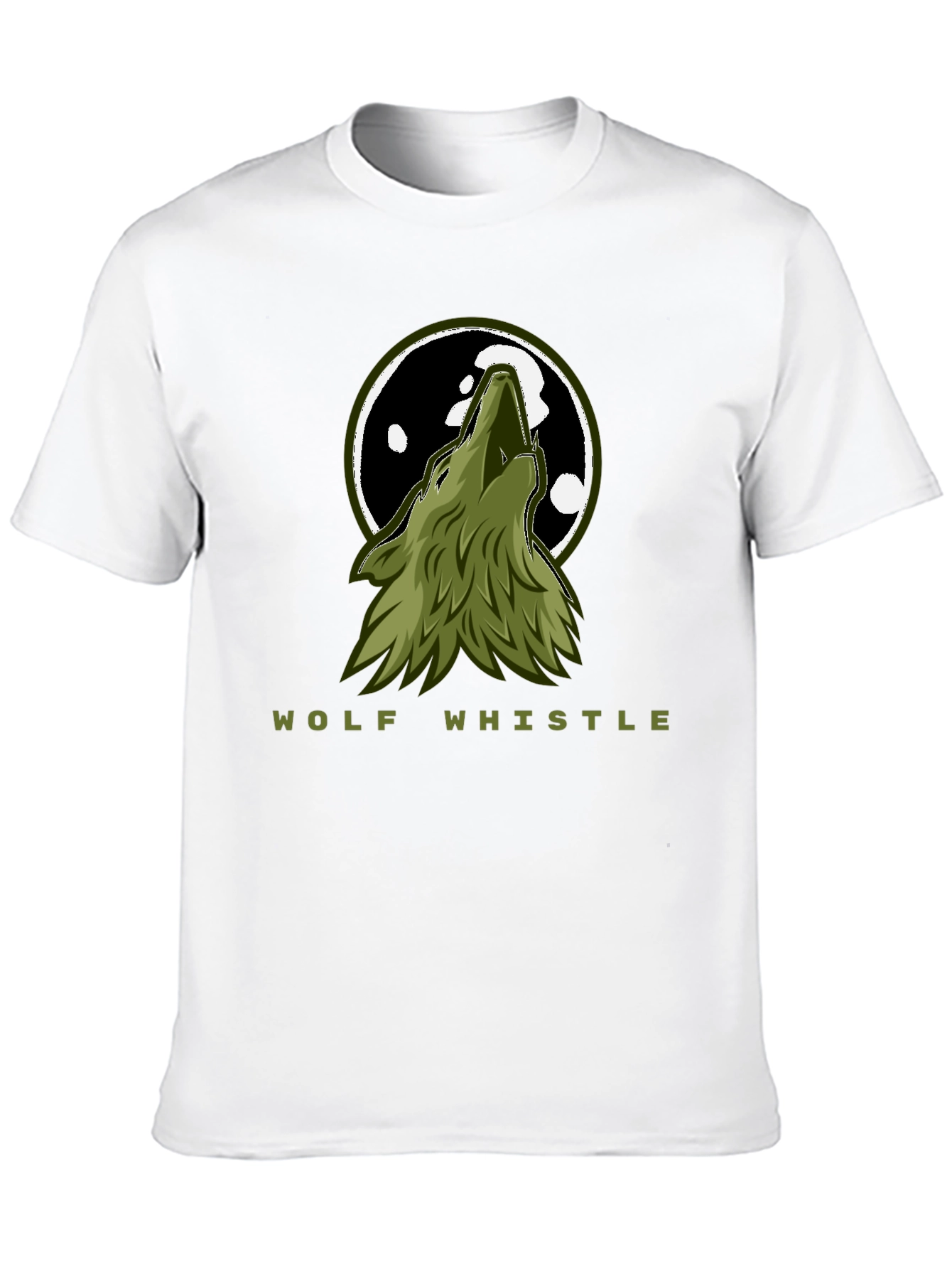 Black Wolf Howl Graphic Tee - Men's Black T-Shirt view 10