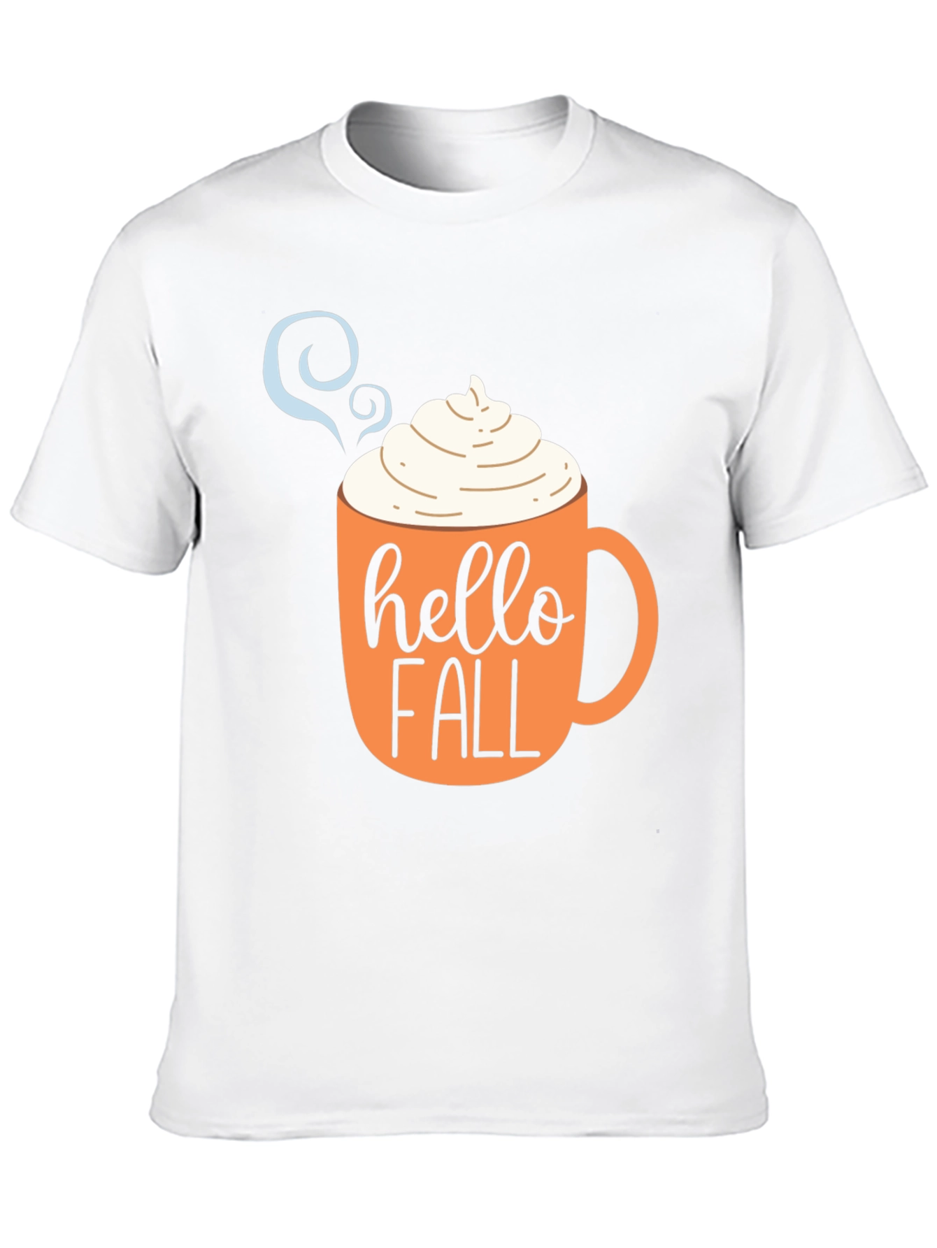 Black Hello Fall Coffee Mug T-Shirt view 10