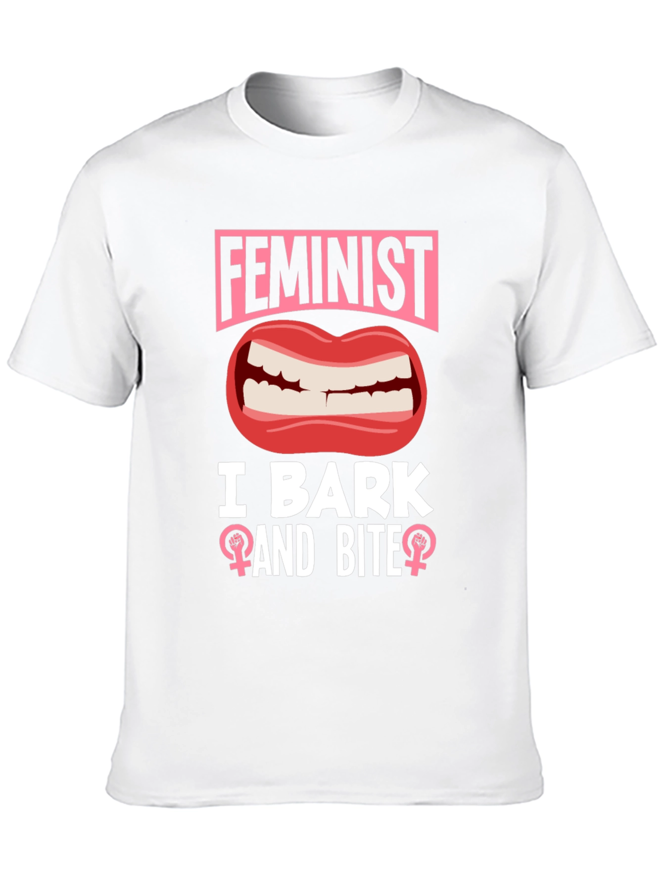 Black Feminist I Bark and Bite Graphic Tee view 10