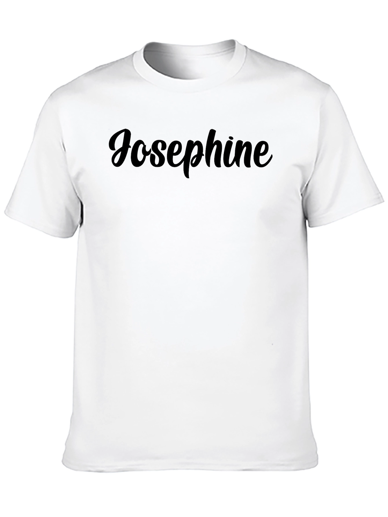 Black Josephine Personalized Black T-Shirt view 10