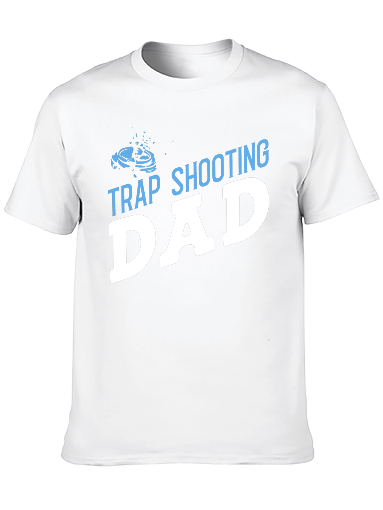 Black Trap Shooting Dad T-Shirt view 10