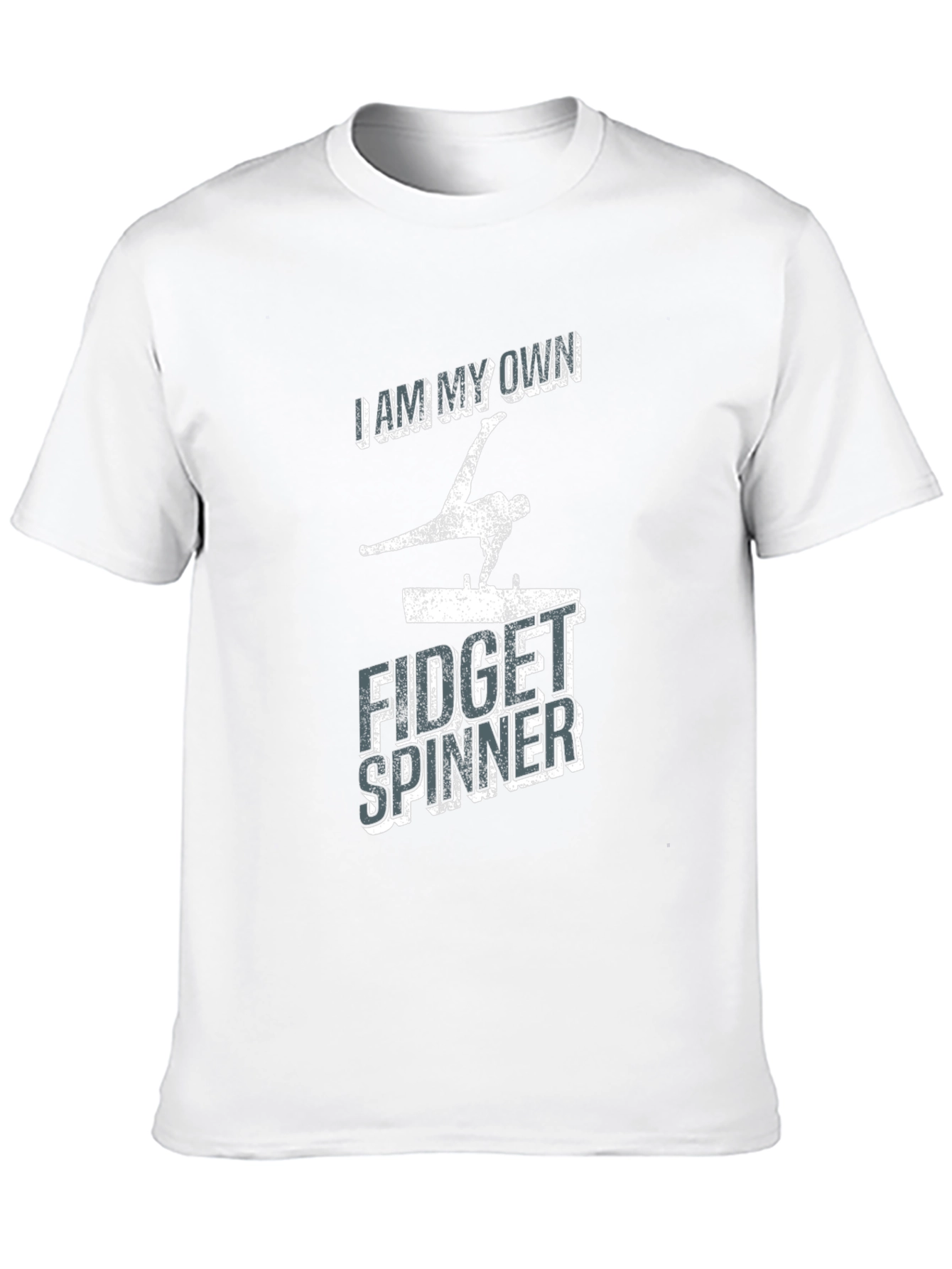 Black I Am My Own Fidget Spinner Graphic Tee view 10