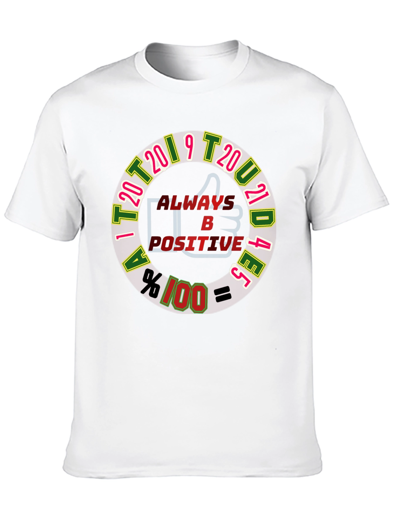Black Always Be Positive T-Shirt view 10