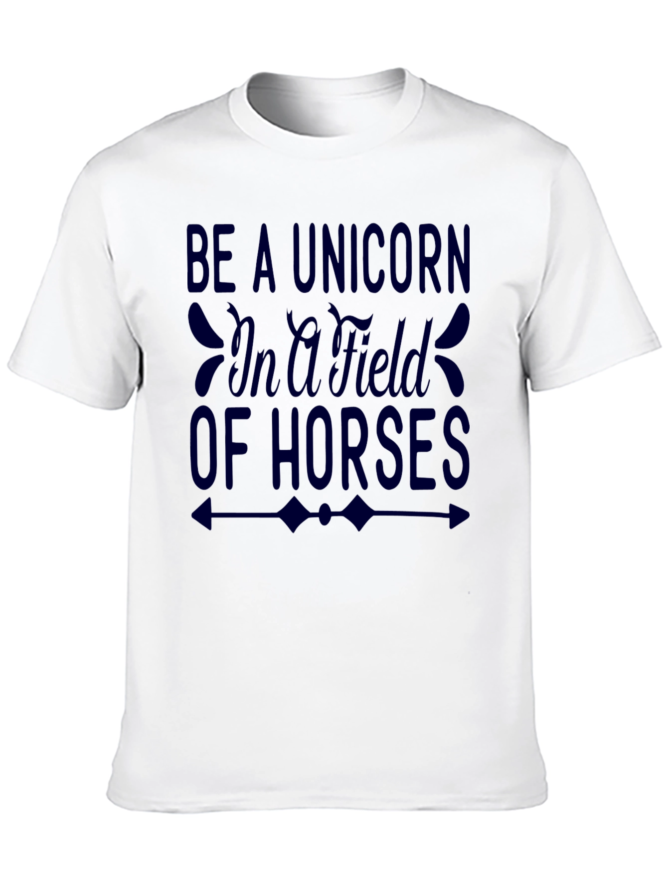 Black Be a Unicorn T-Shirt - Motivational Tee view 10