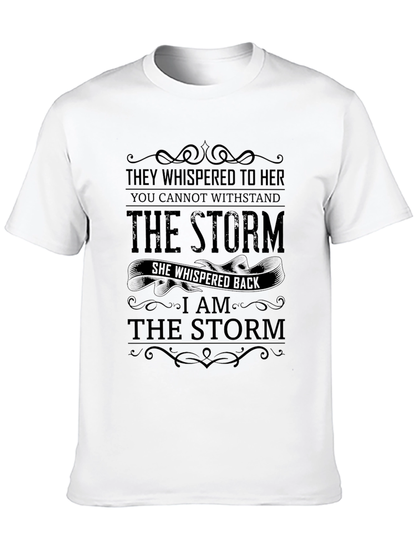 Black I Am The Storm Graphic T-Shirt - Men's Black Tee view 10