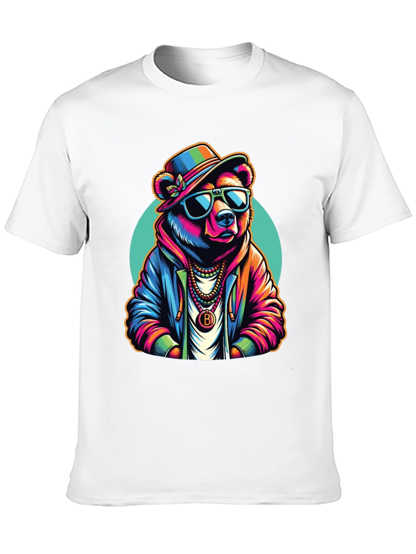Black Cool Bear Graphic T-Shirt - Stylish & Unique Design view 10