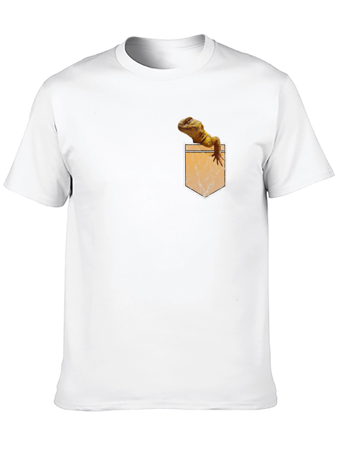 Black Lizard Pocket T-Shirt - Novelty Tee view 10