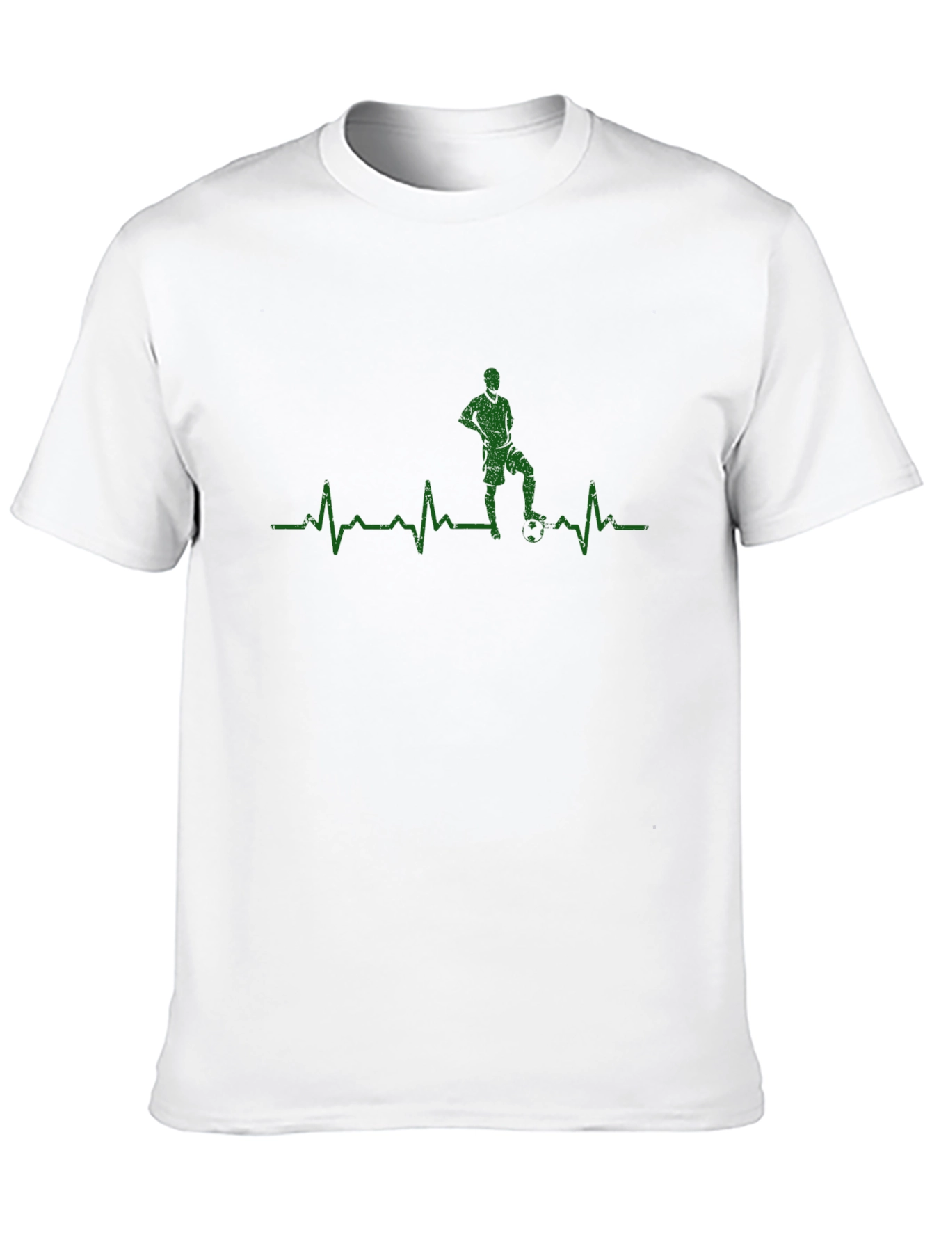 Black Soccer Heartbeat Tee - Passion on Display view 10