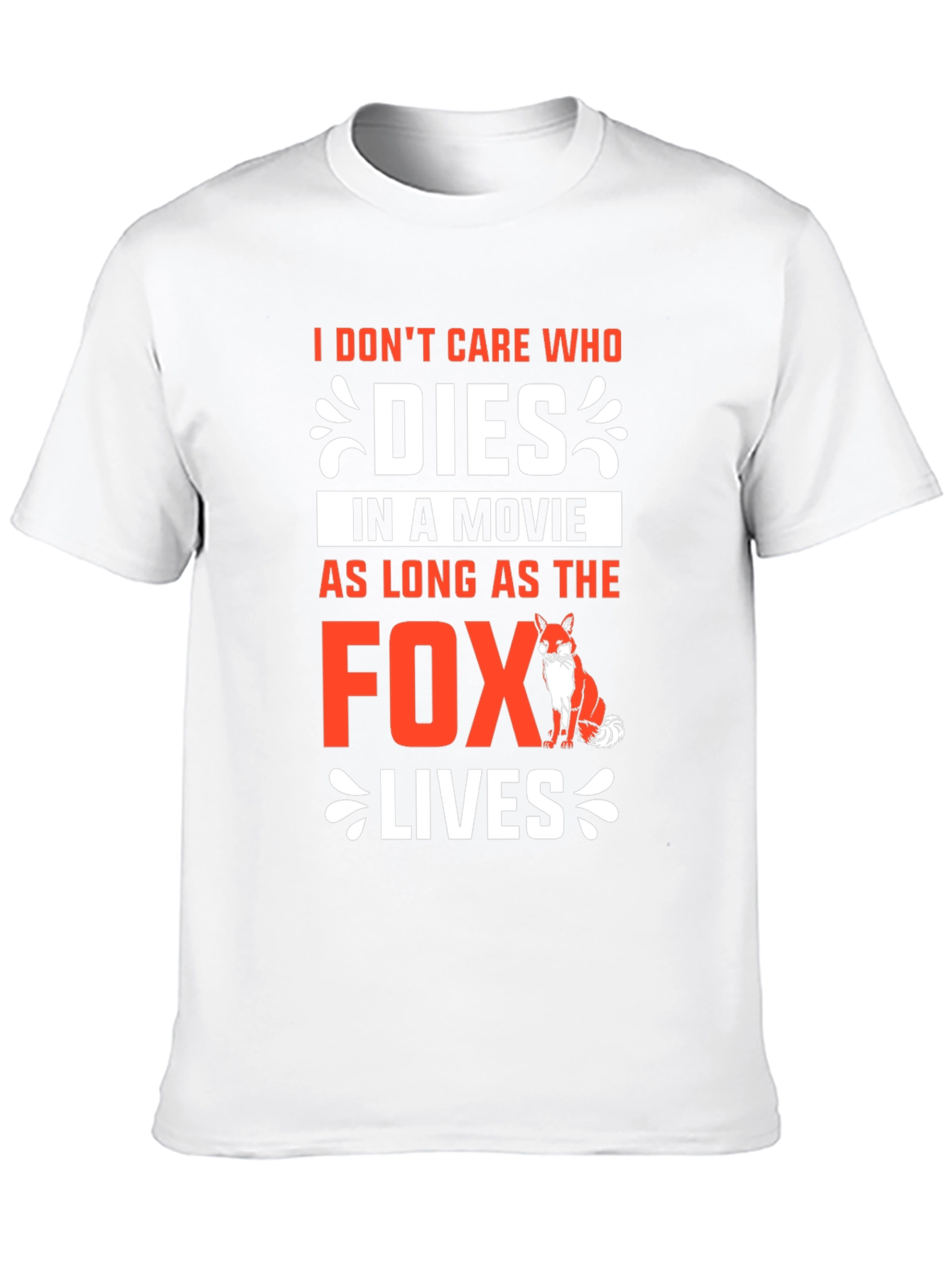 Black Funny Fox Movie Lover T-Shirt view 10