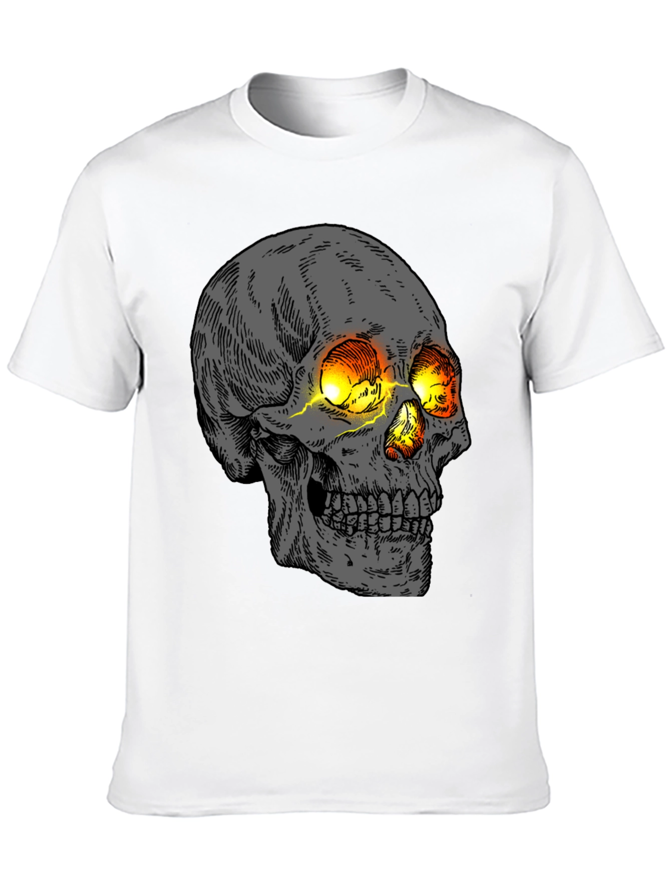 Skull Graphic T-Shirt - Men's Black Tee with Striking Design - 10