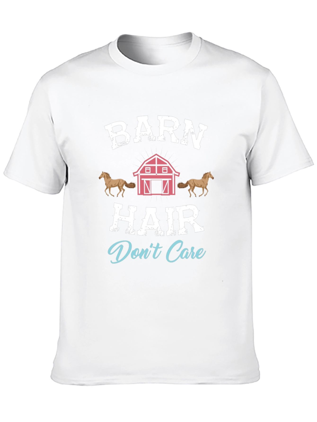 Black Barn Hair Don't Care Graphic T-Shirt view 10